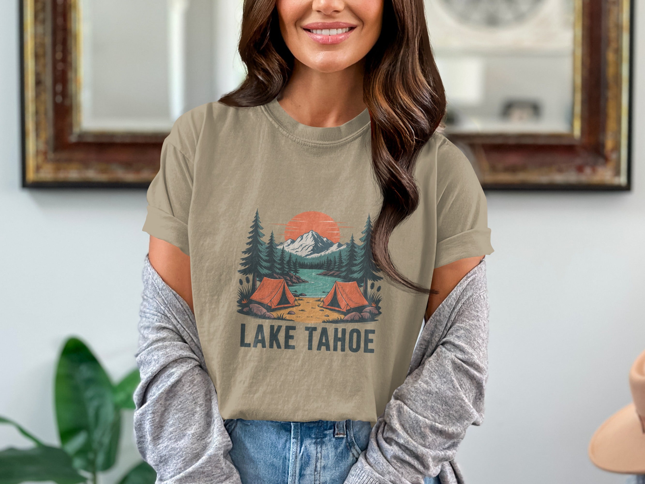 Lake Tahoe Camping Outdoor Adventure Shirt product