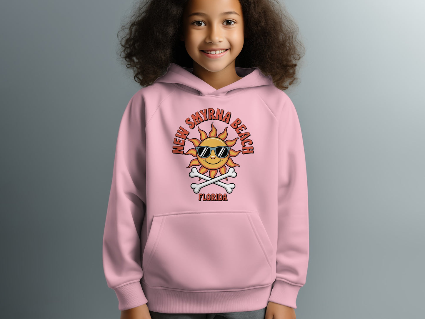 New Smyrna Beach Florida Sunshine Graphic Hoodie product