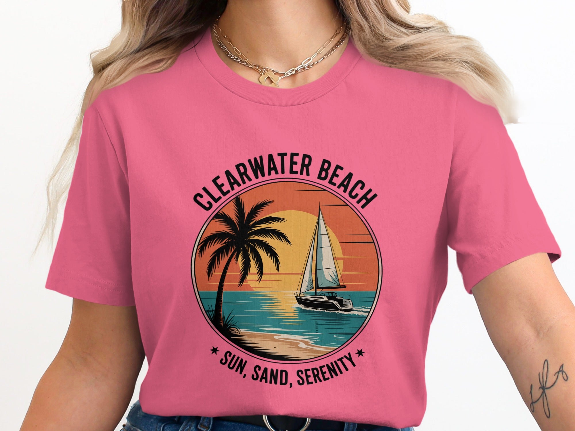 Clearwater Beach Sun Sand Serenity T-Shirt product type
