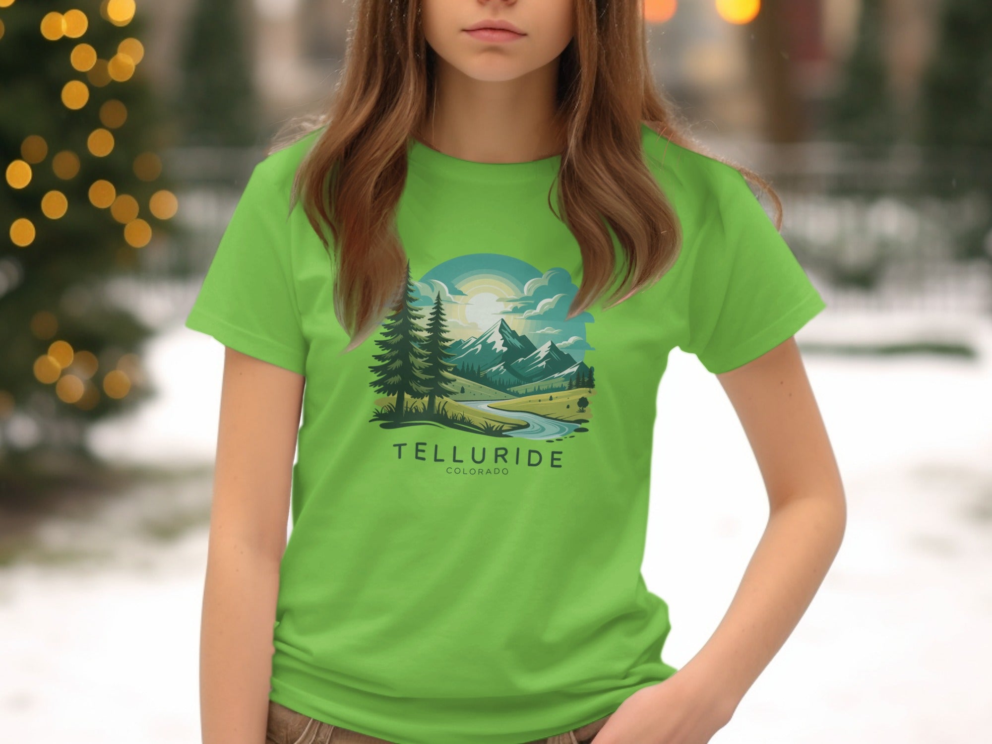 Scenic Telluride Colorado Graphic T-Shirt