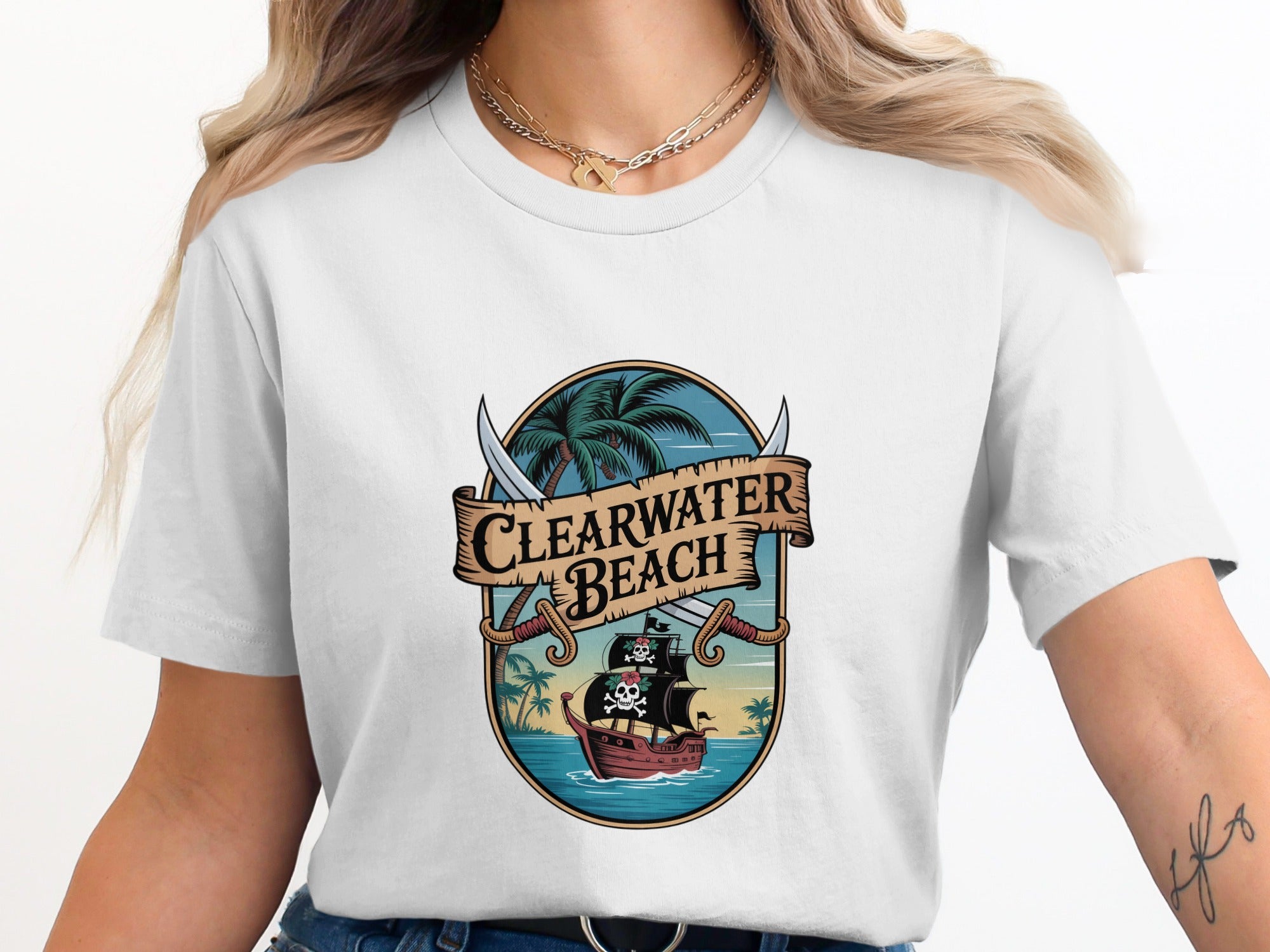 Clearwater Beach Pirate Ship Graphic T-Shirt product
