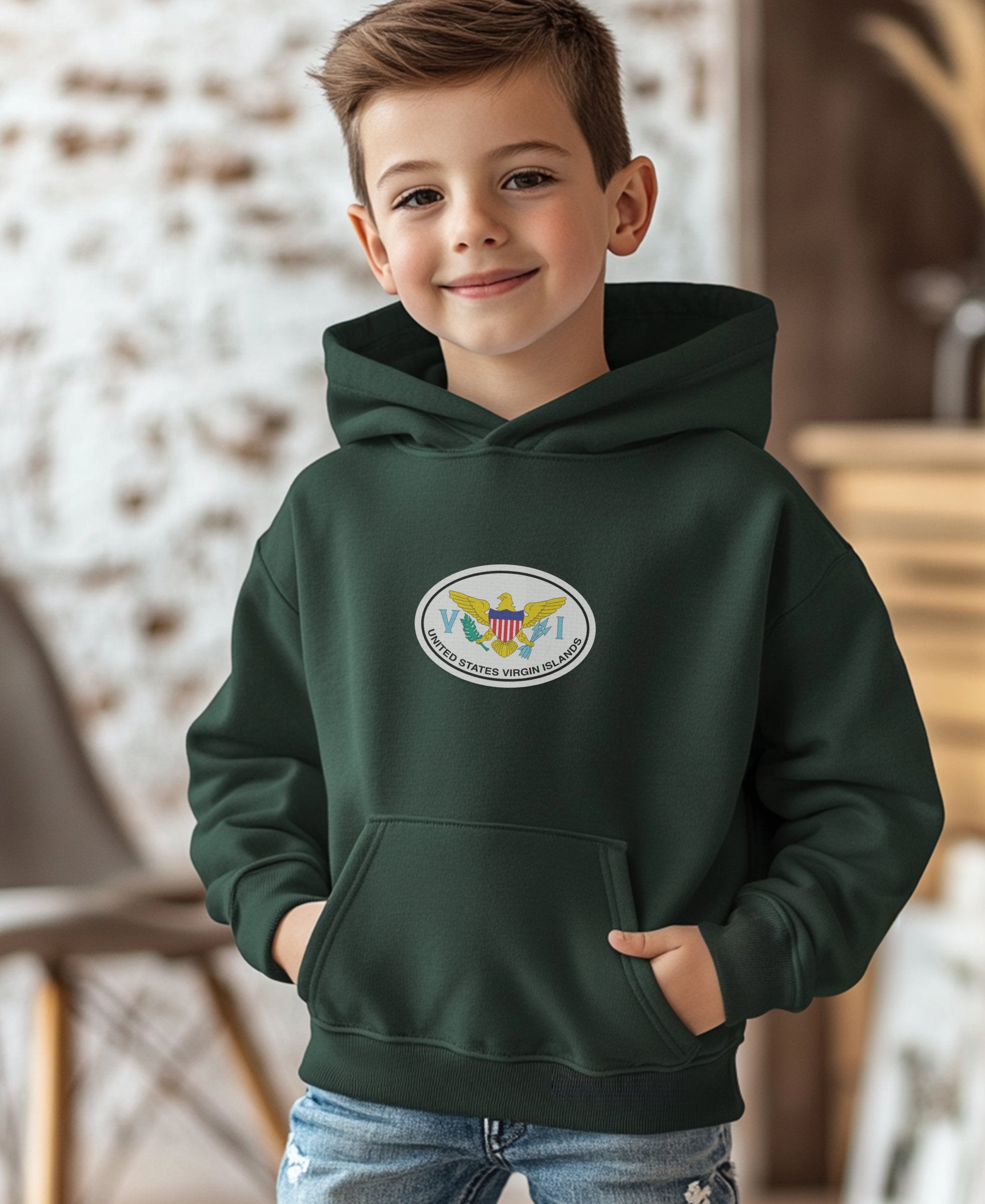 USVI gift for learning history at Fort Christian youth clothing and travel souvenirs