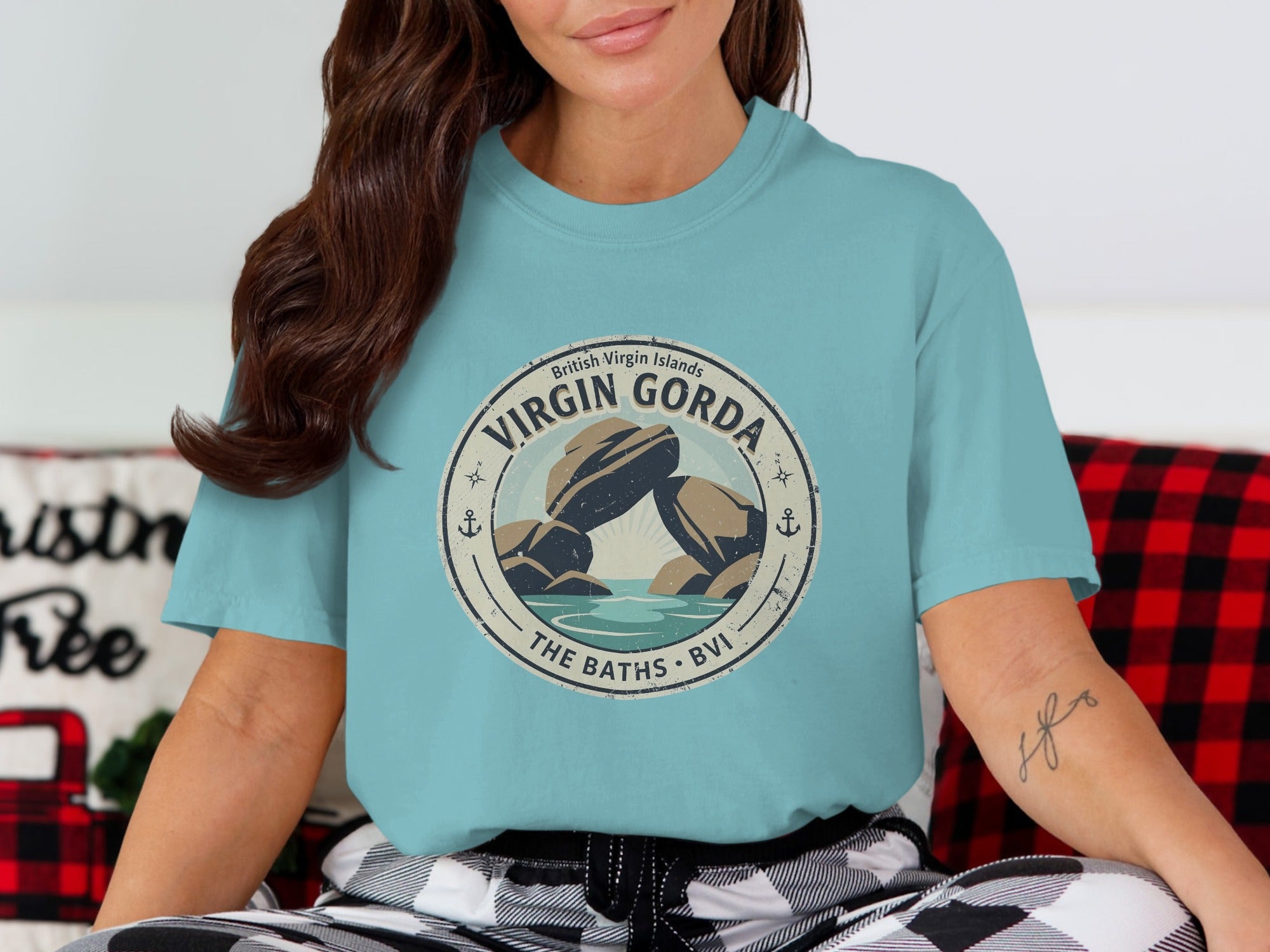 Virgin Gorda The Baths BVI Graphic T-Shirt
