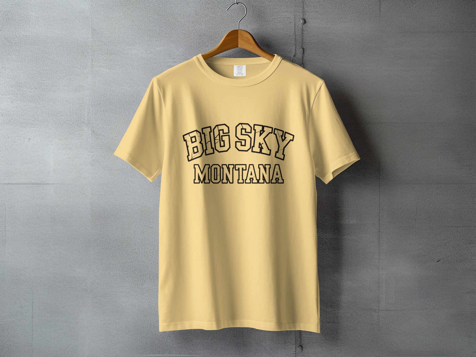 Big Sky Montana Graphic Tee Shirt Casual Apparel for Sale