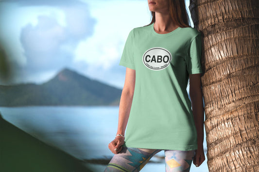 Cabo Classic Oval Logo T-Shirt Souvenir Mint