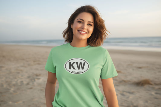 Key West T-Shirt Mallory Square Mint