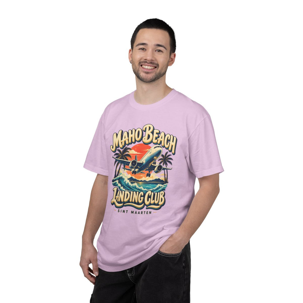 Maho Beach Landing Club Comfort Colors 1717, supplier person 1 front mockup