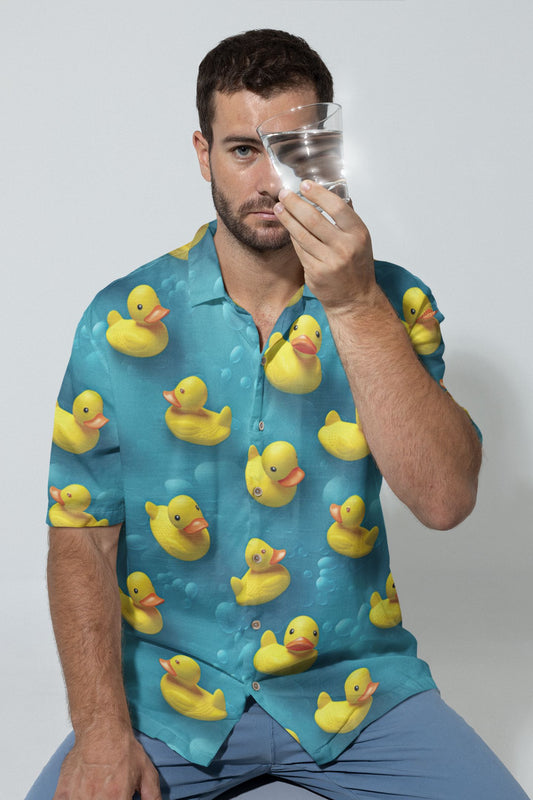 Rubber Duck Men's Hawaiian Shirt