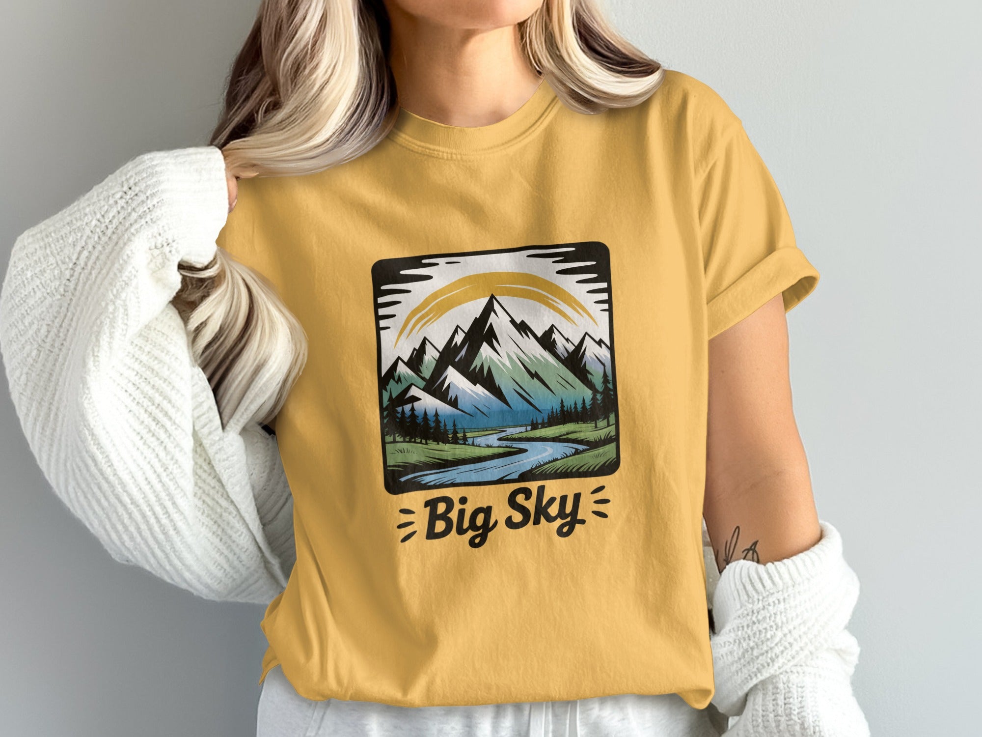 Big Sky Graphic Tee for Outdoor Enthusiasts product