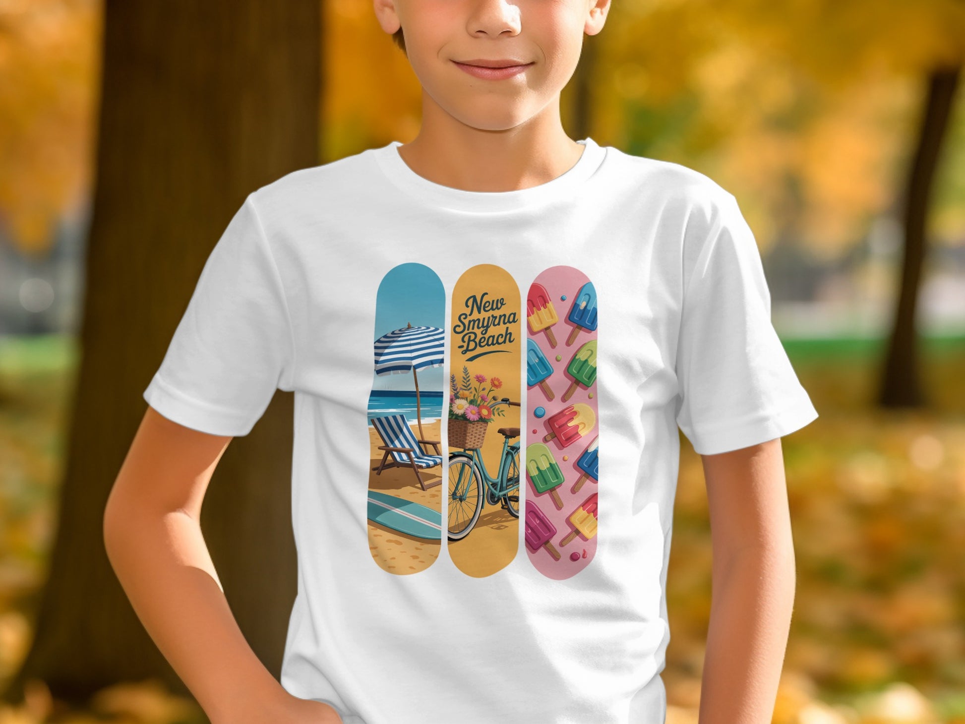 New Smyrna Beach Summer Theme Graphic Tee product