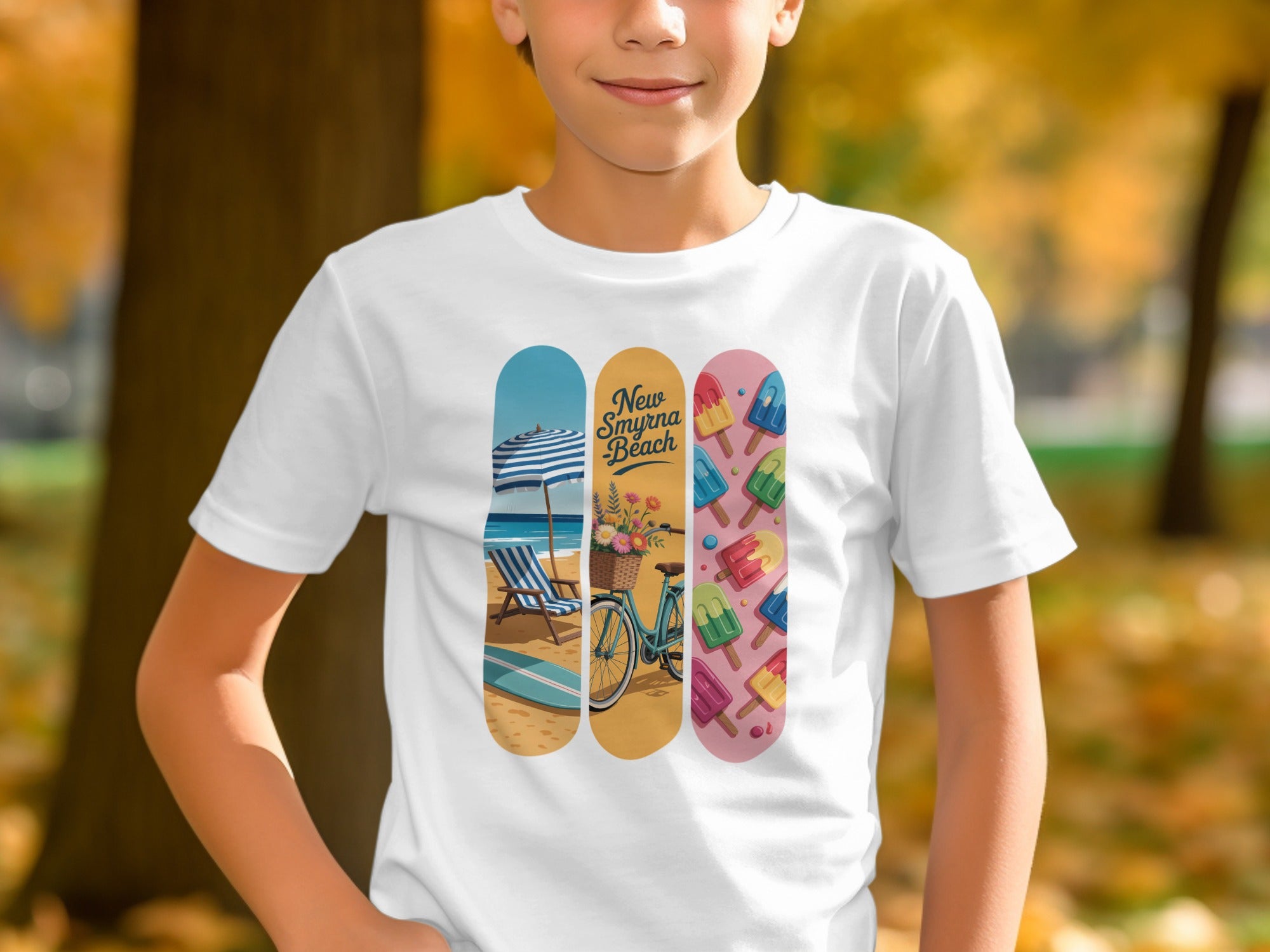 New Smyrna Beach Summer Theme Graphic Tee product