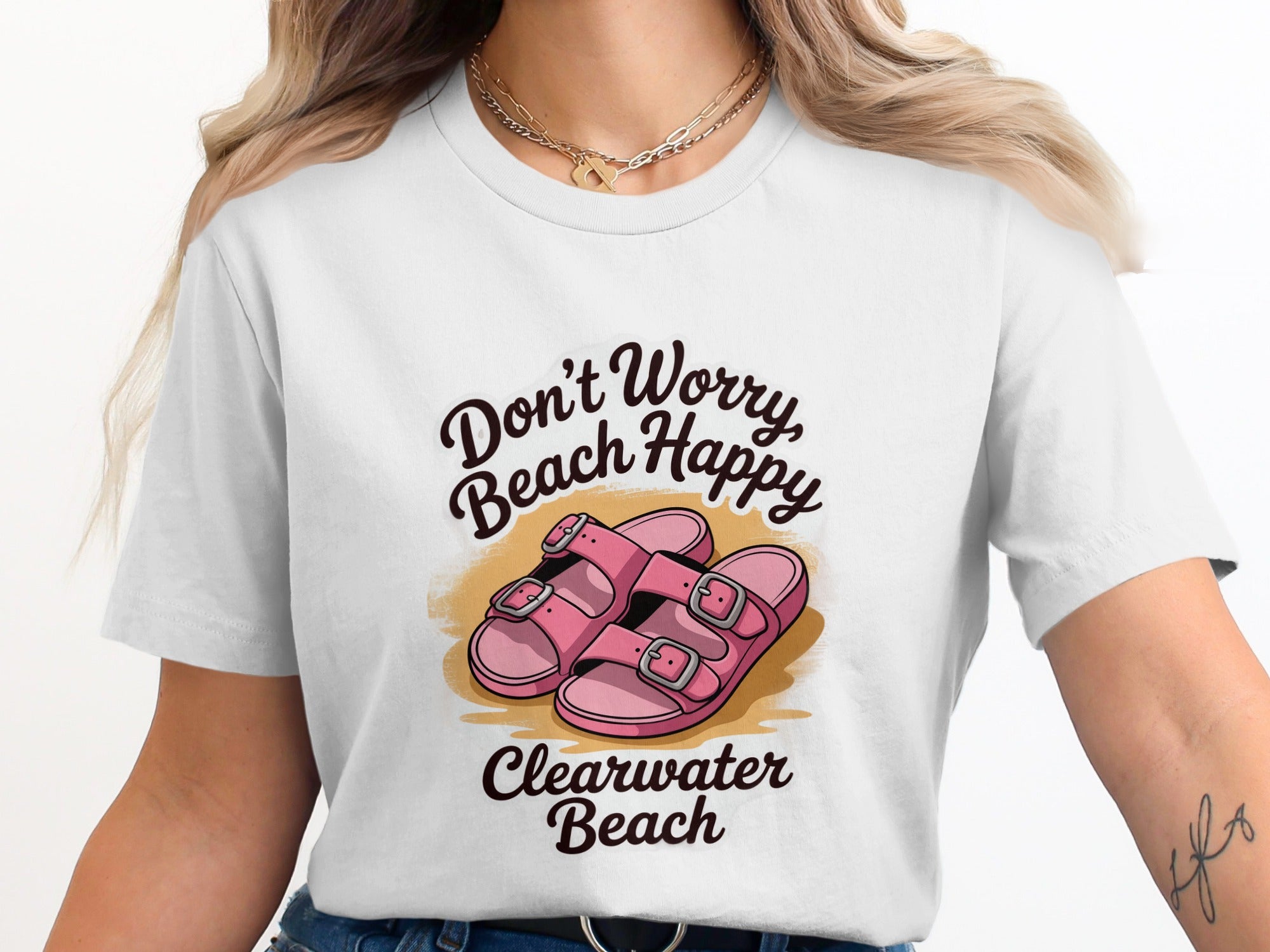 Don't Worry Beach Happy Clearwater Beach shirt product