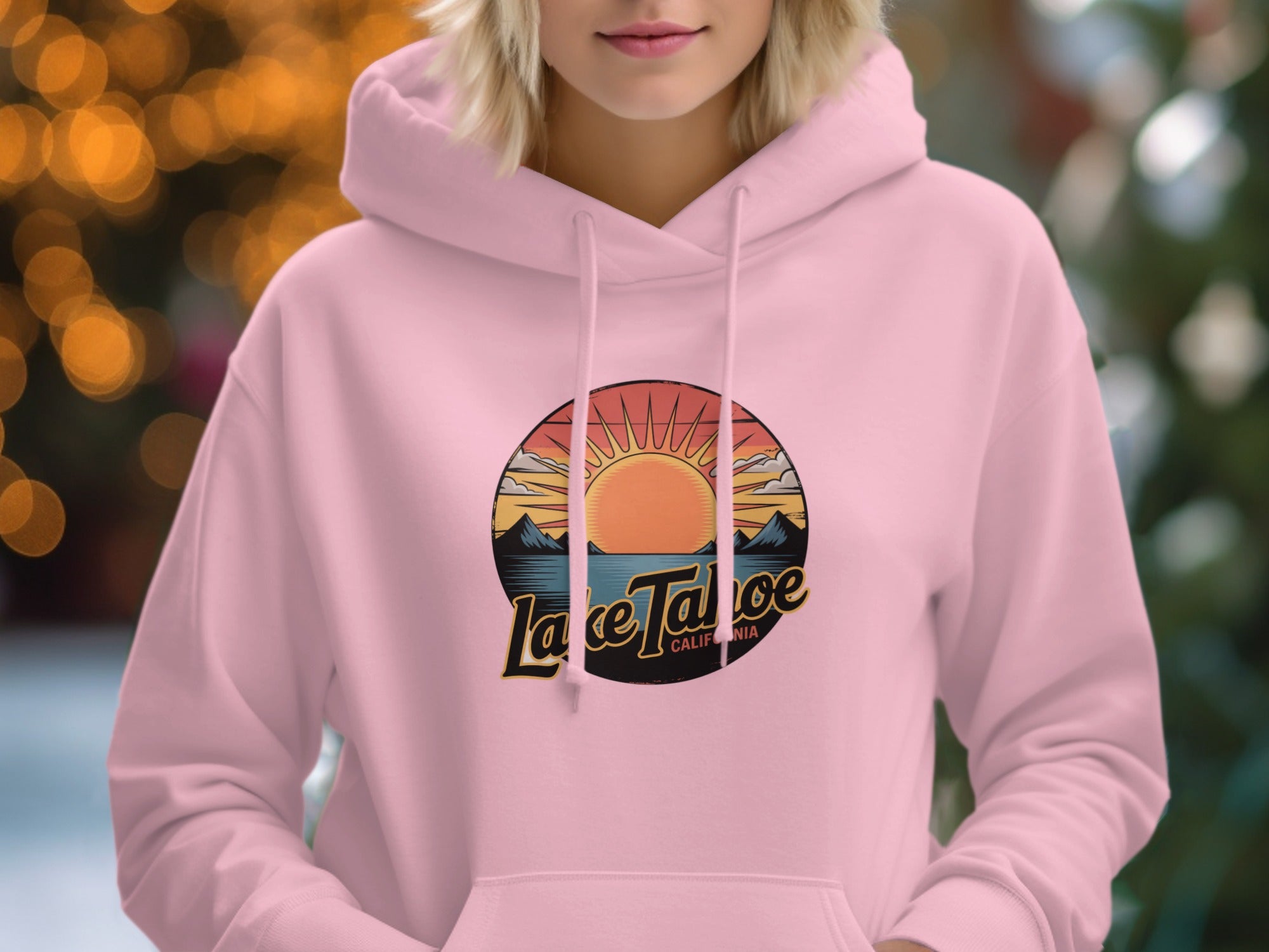 Lake Tahoe California Sunset Hoodie