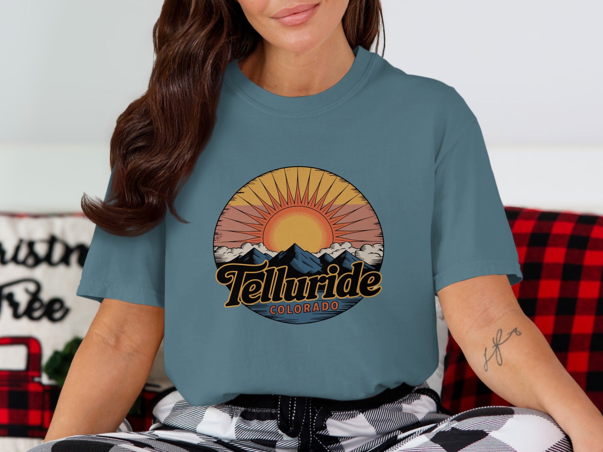 Telluride Colorado Sun Mountain Design Shirt product type