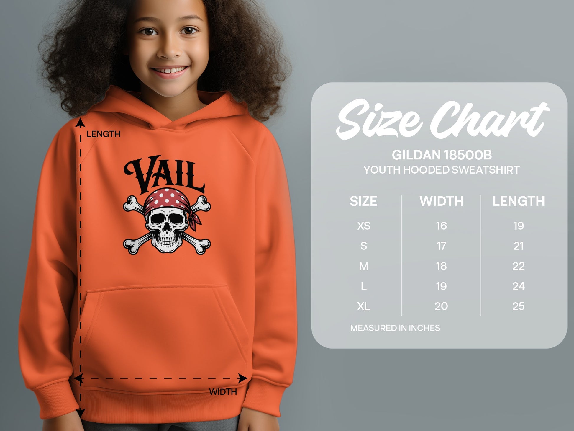 Youth Skull and Crossbones Graphic Sweatshirt product