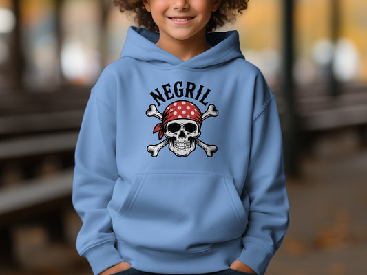 Negril Skull and Crossbones Graphic Hoodie product