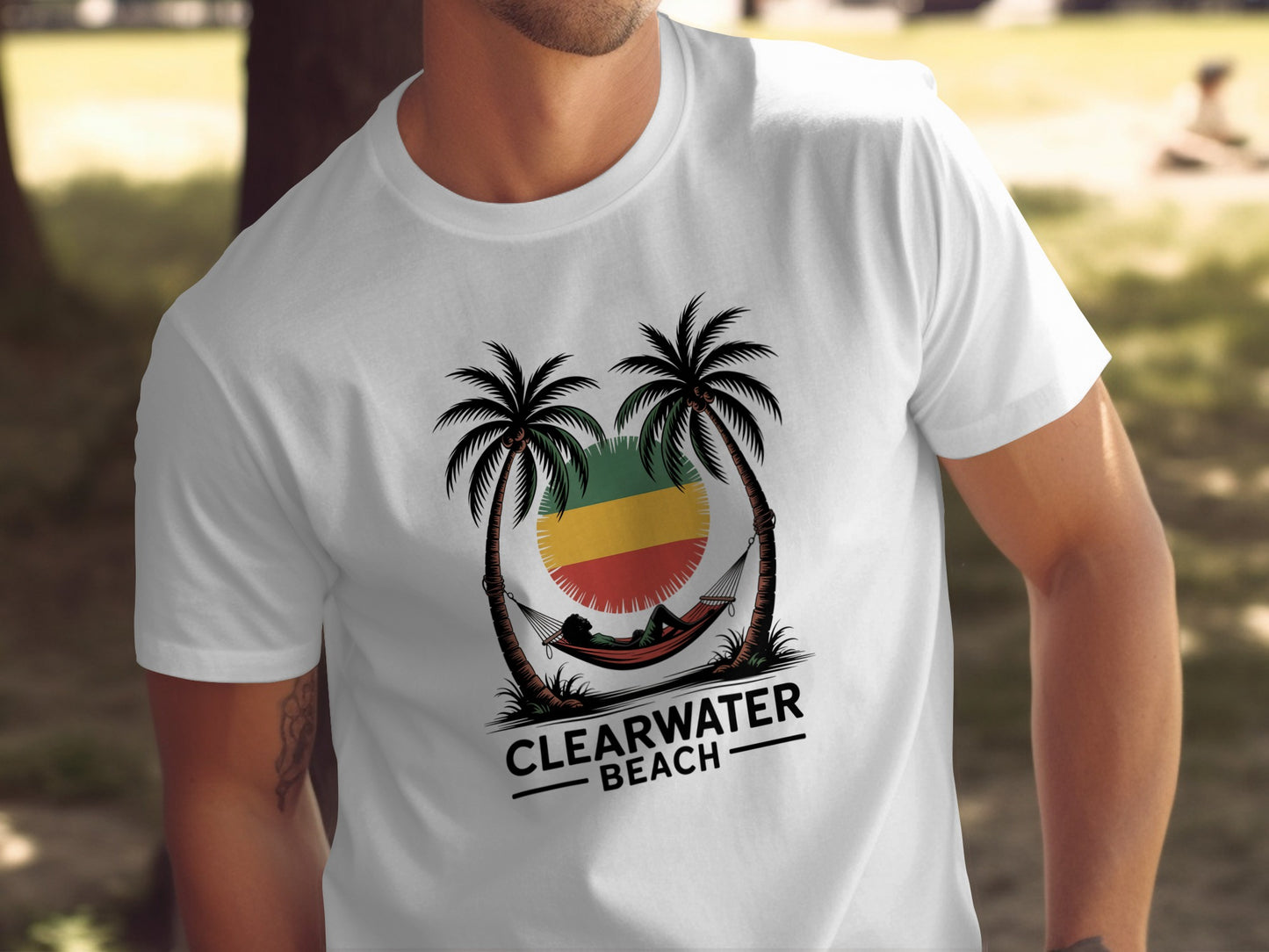 Clearwater Beach Relaxing Palm Trees Design product type