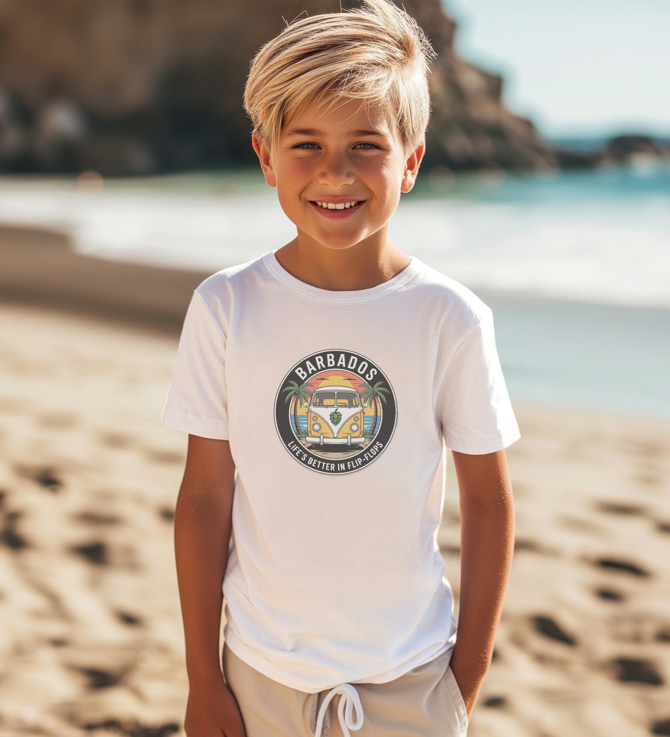 Barbados Looks Better In Flip Flops T-shirt product