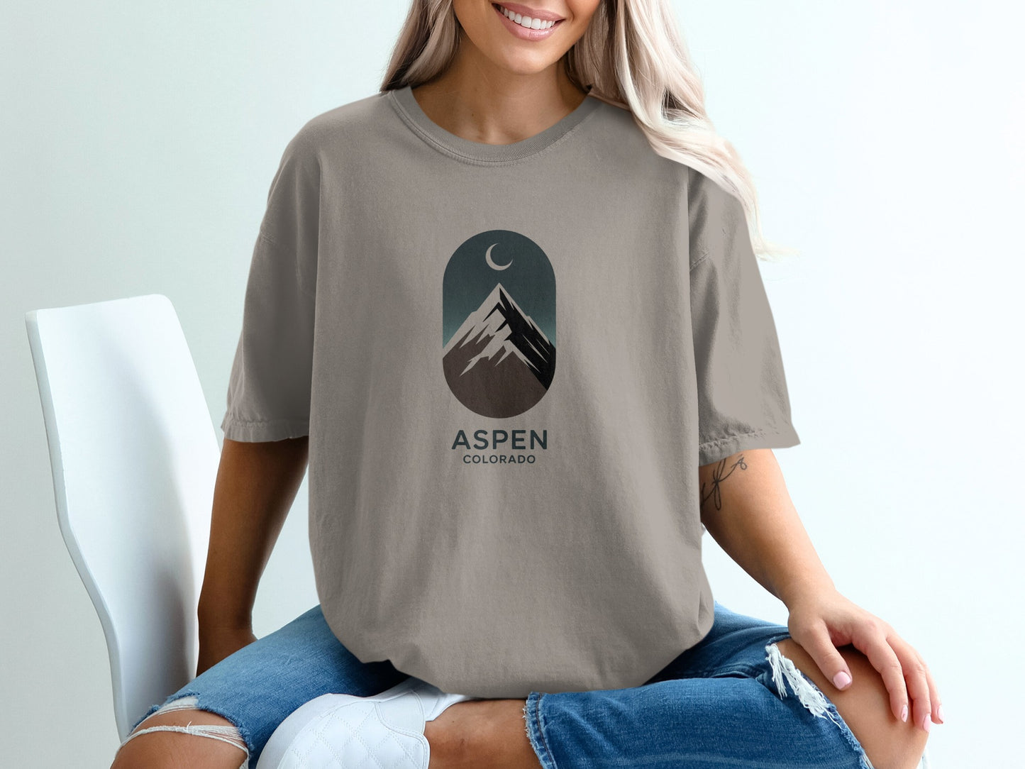 Aspen Colorado Mountain Graphic T-Shirt product