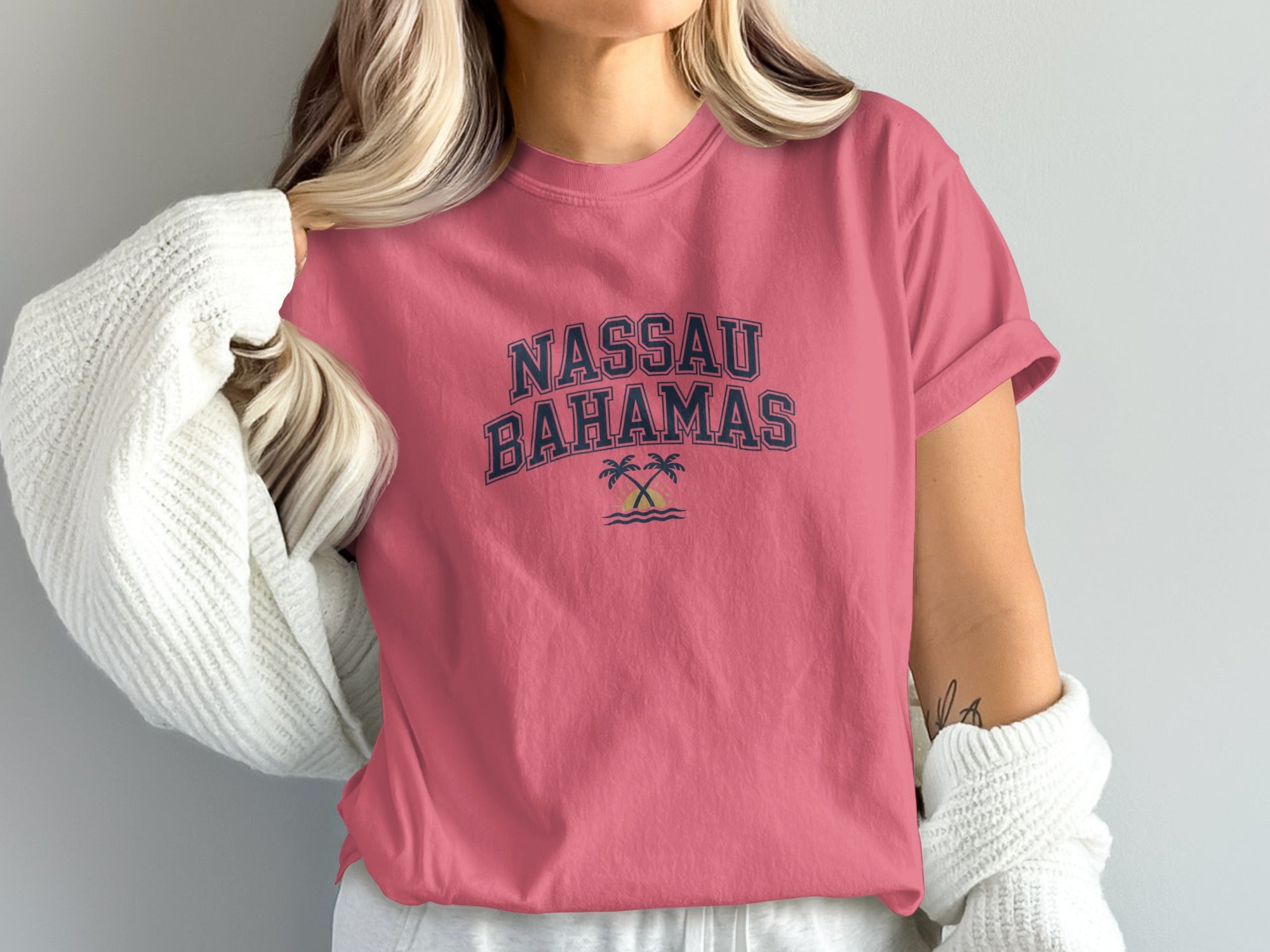 Nassau Bahamas Graphic Casual Tee Shirt product type