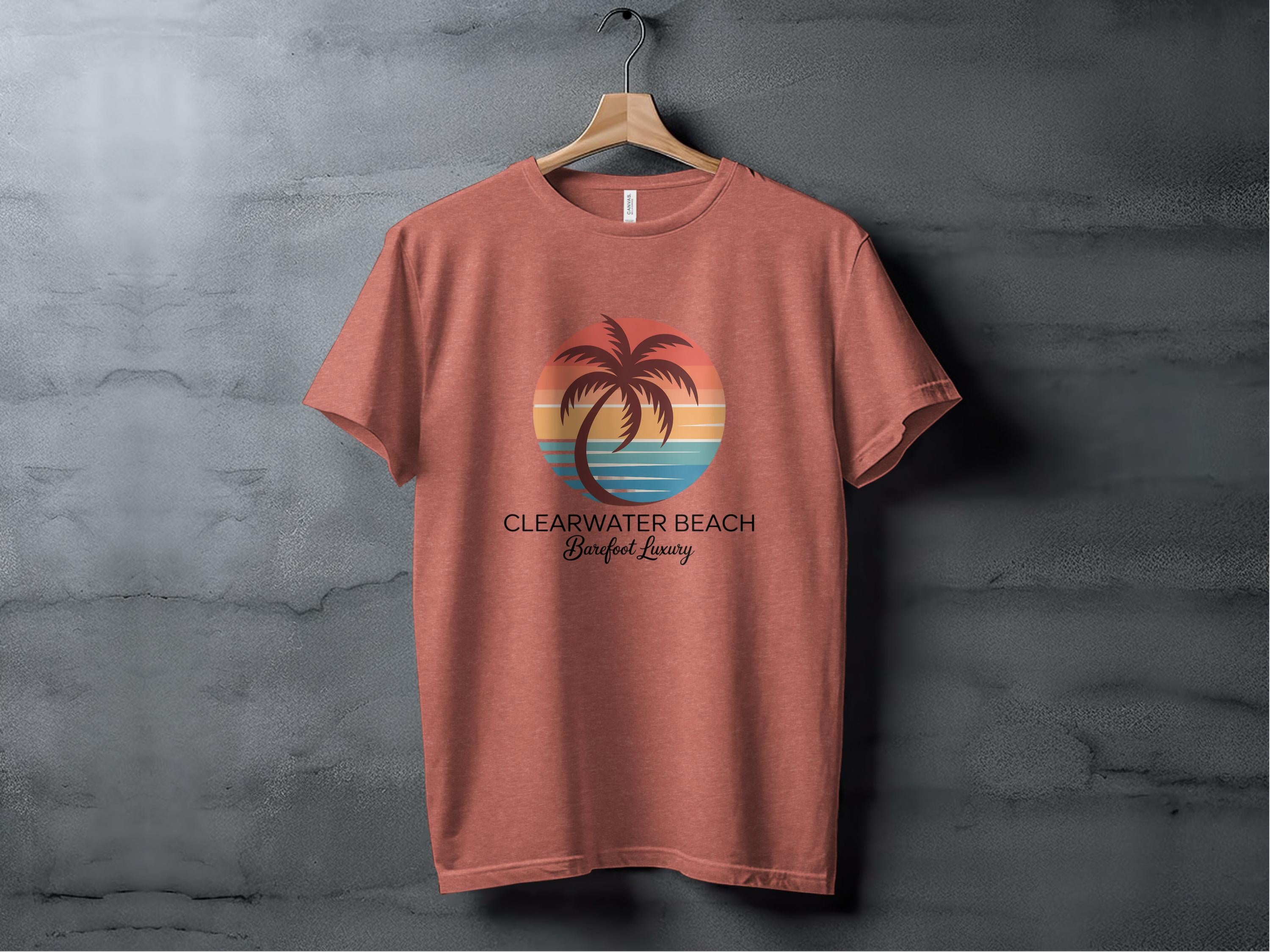 Clearwater Beach Barefoot Luxury Graphic T-Shirt product type