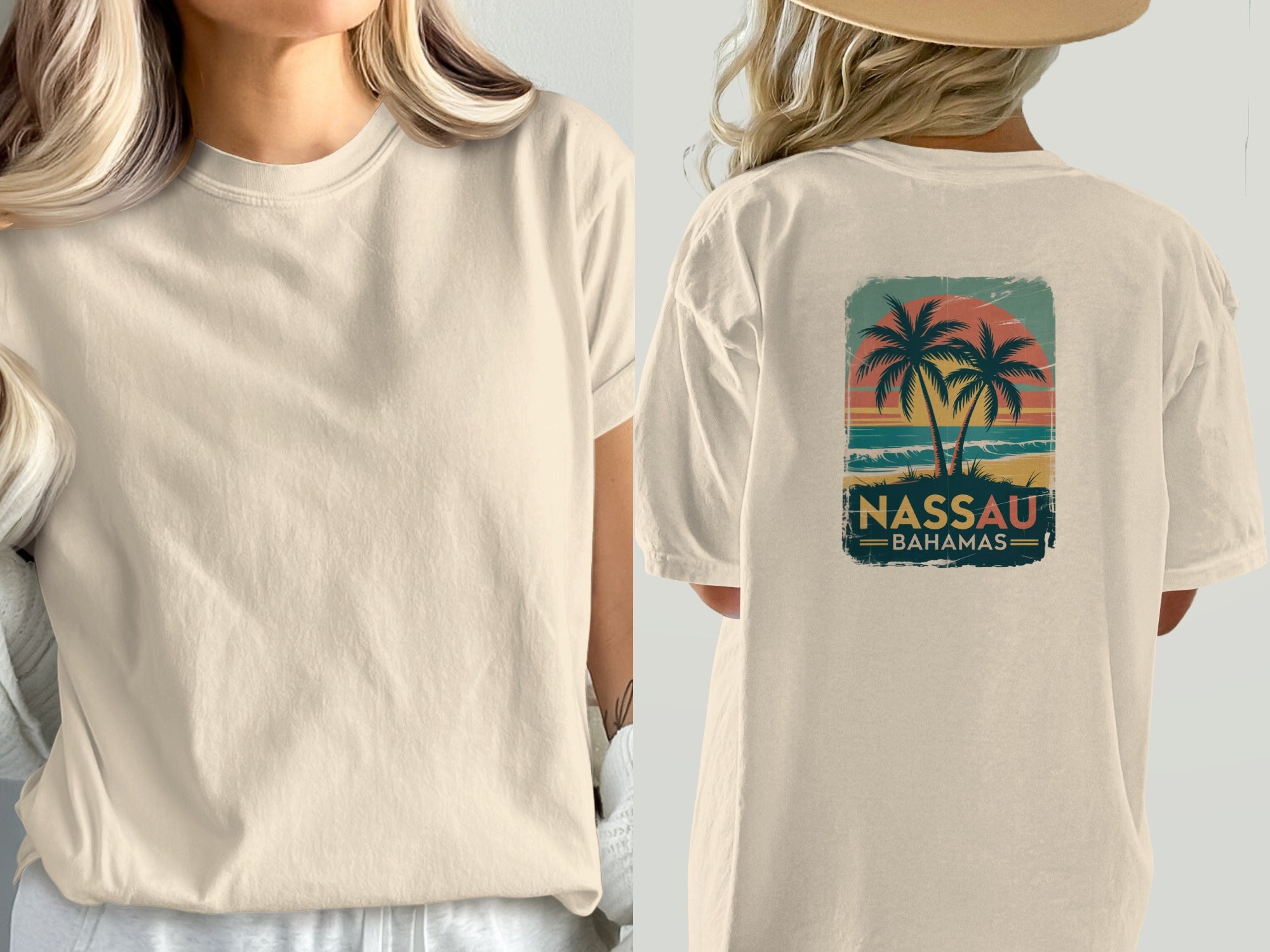 Nassau Bahamas Graphic Design T-Shirt product type