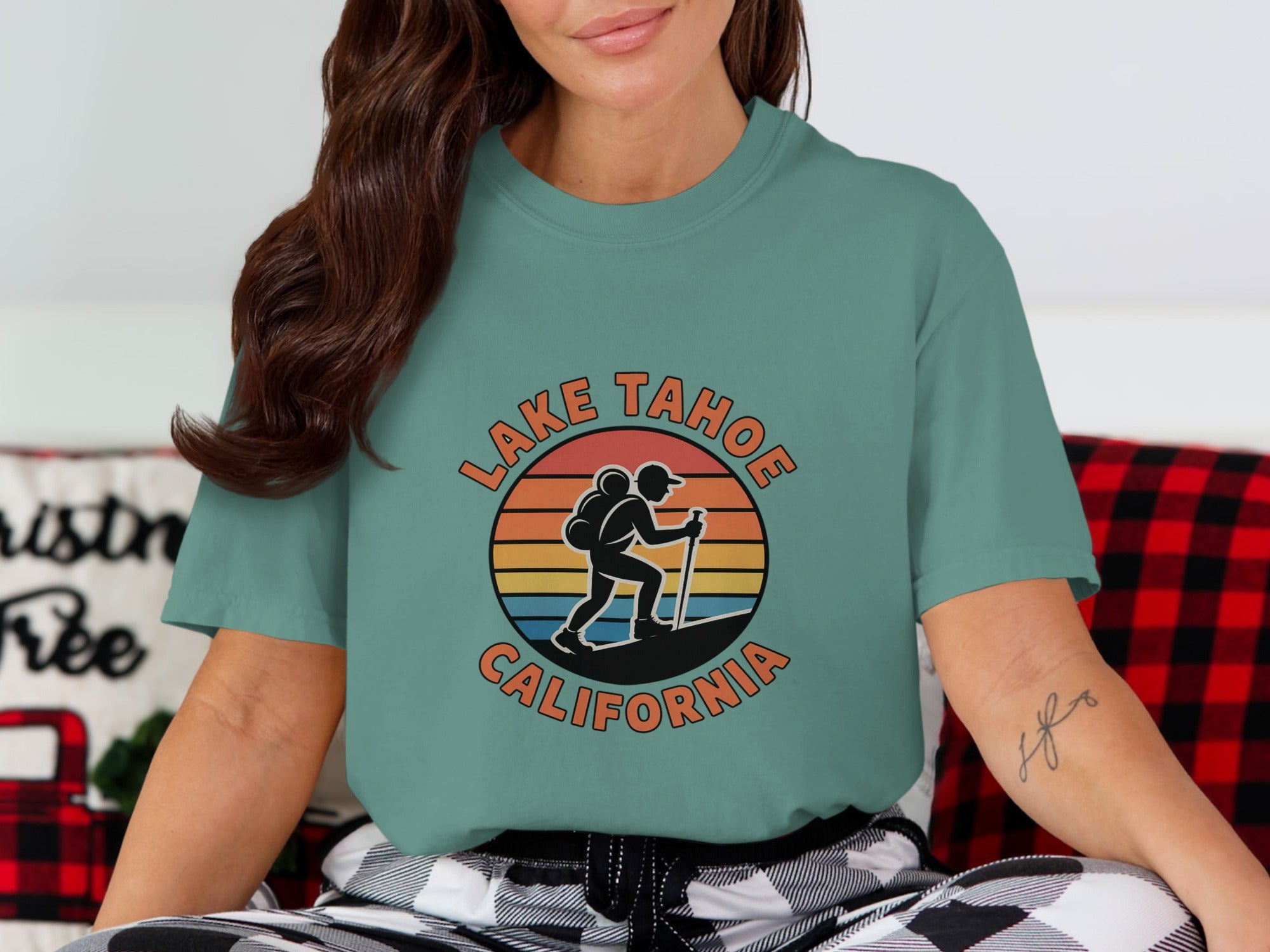Lake Tahoe California Hiking Graphic T-shirt product