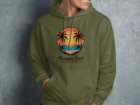 Clearwater Beach Sunset Hoodie product type