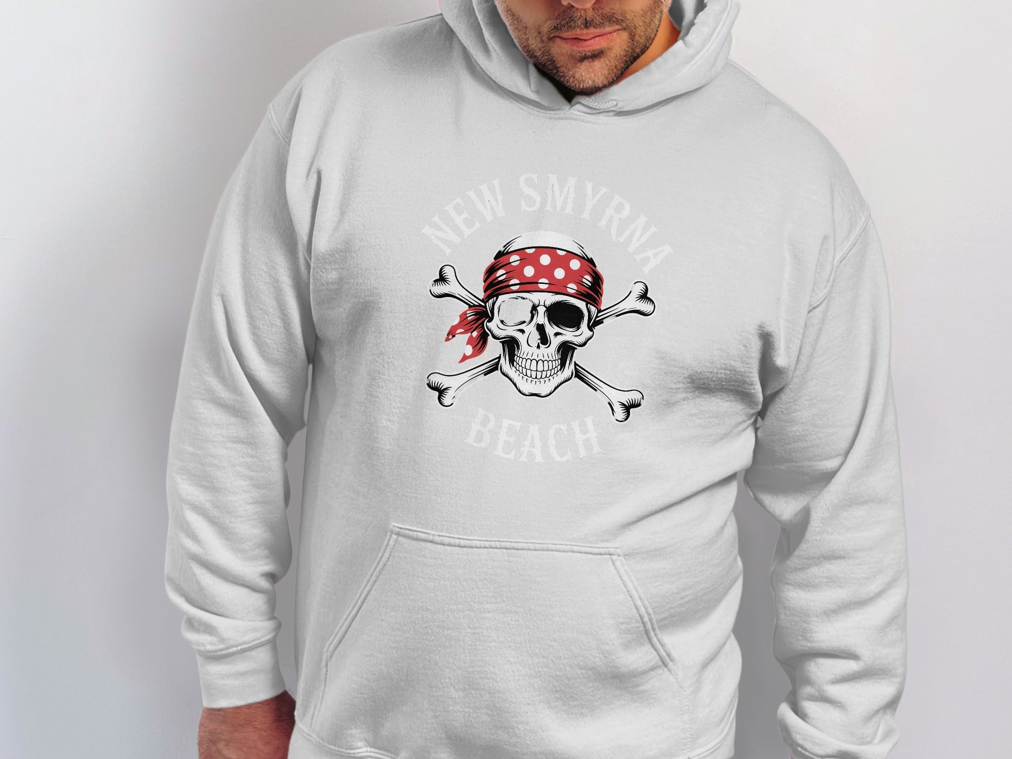 New Smyrna Beach Pirate Skull Hoodie Product