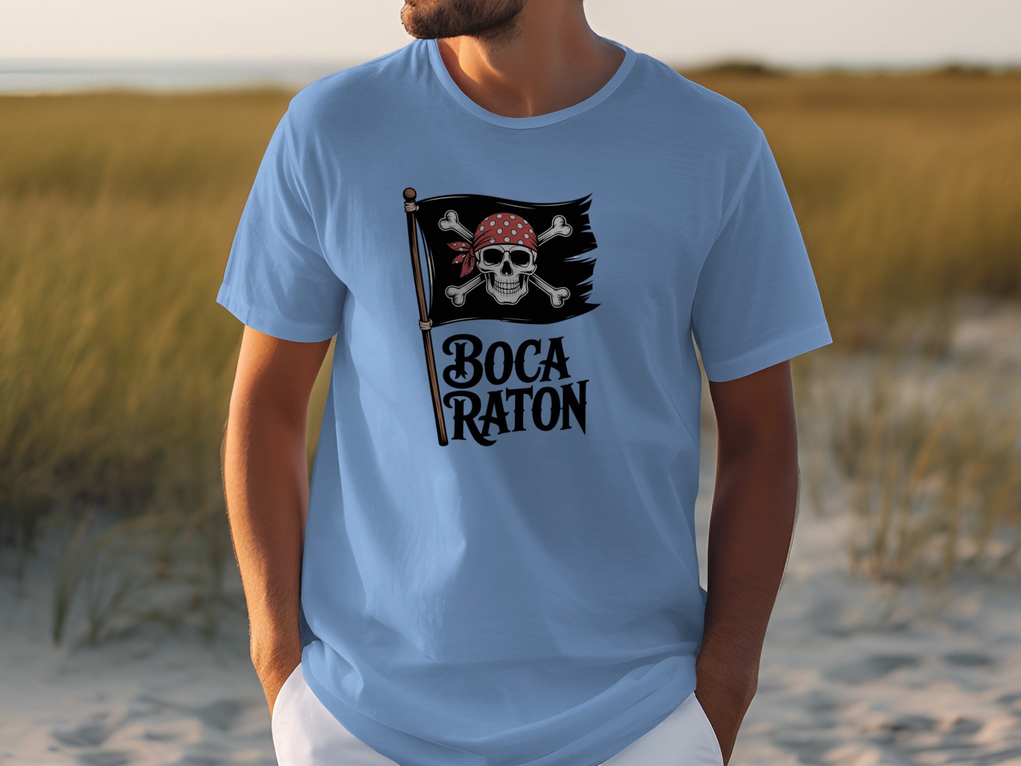 Boca Raton Pirate Skull Flag T-Shirt product