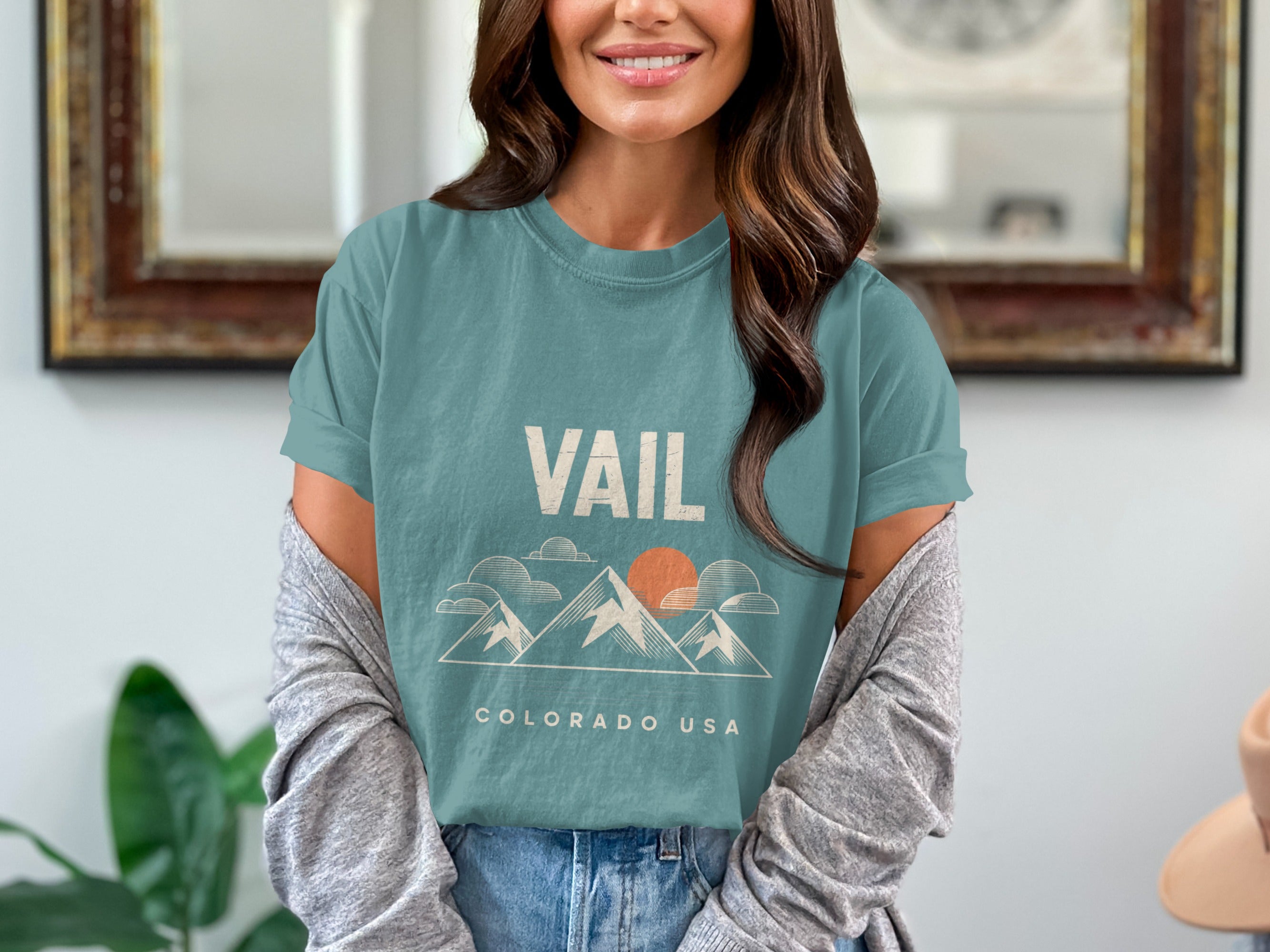 Vail Colorado USA Graphic Tee Shirt for Women product