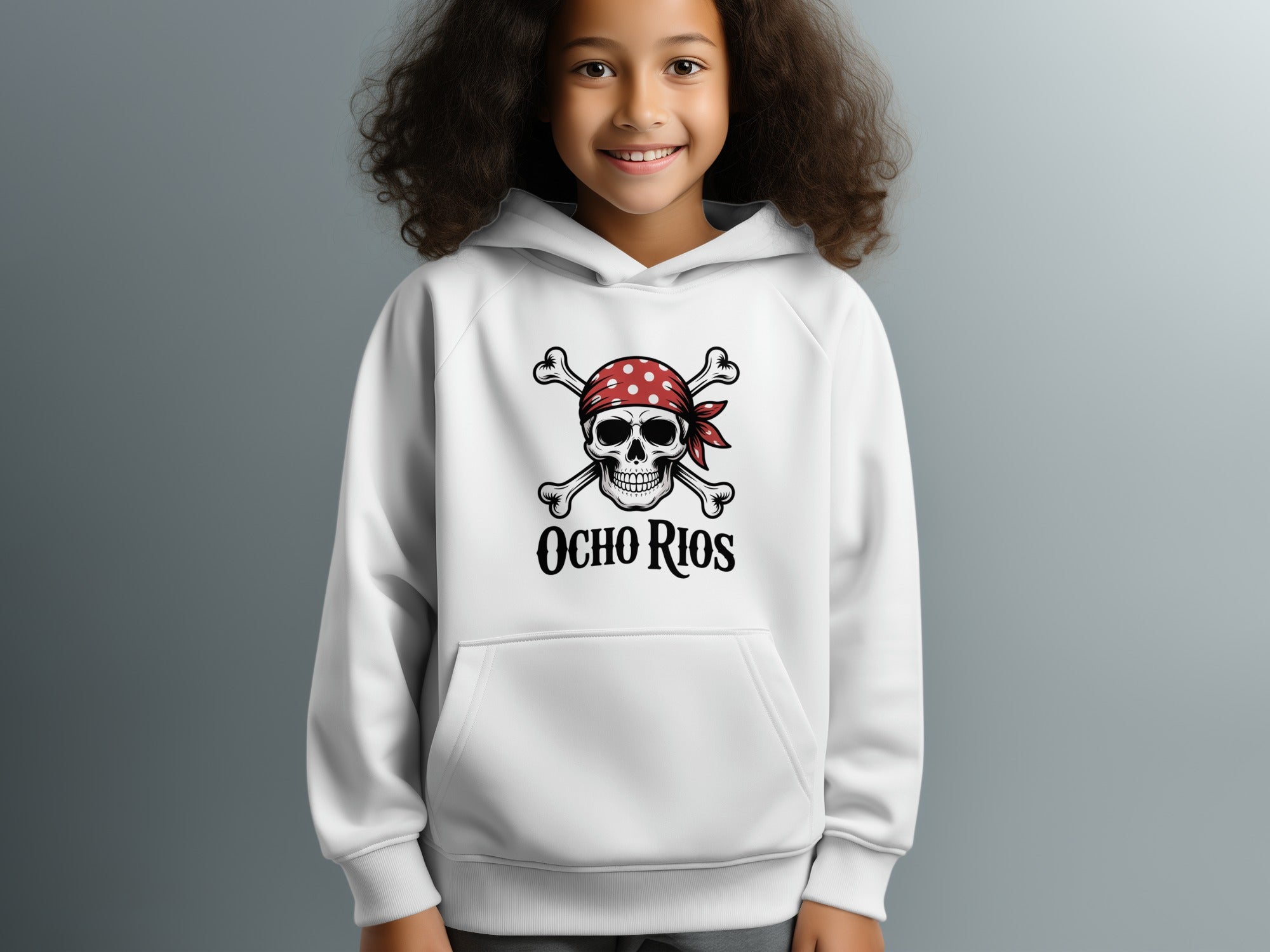 Ocho Rios Pirate Skull Graphic Hoodie product