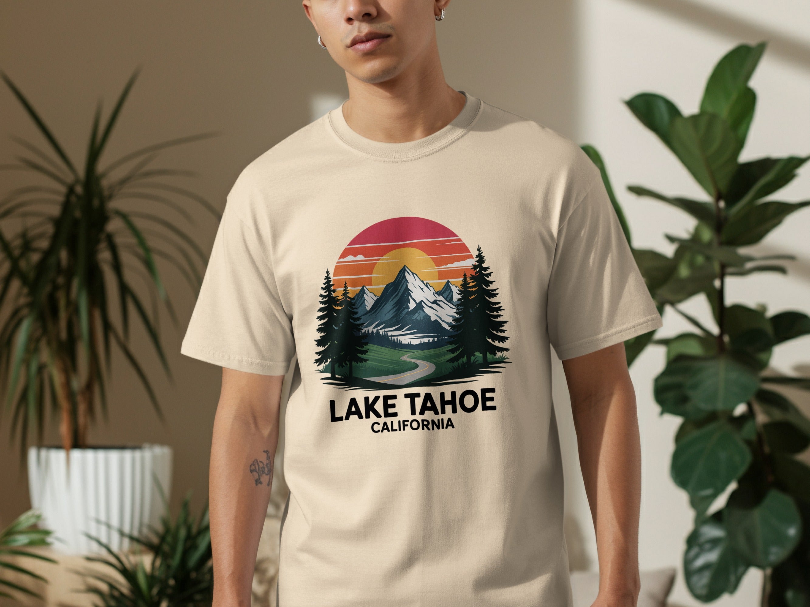 Lake Tahoe California Mountain Scene T-shirt product type