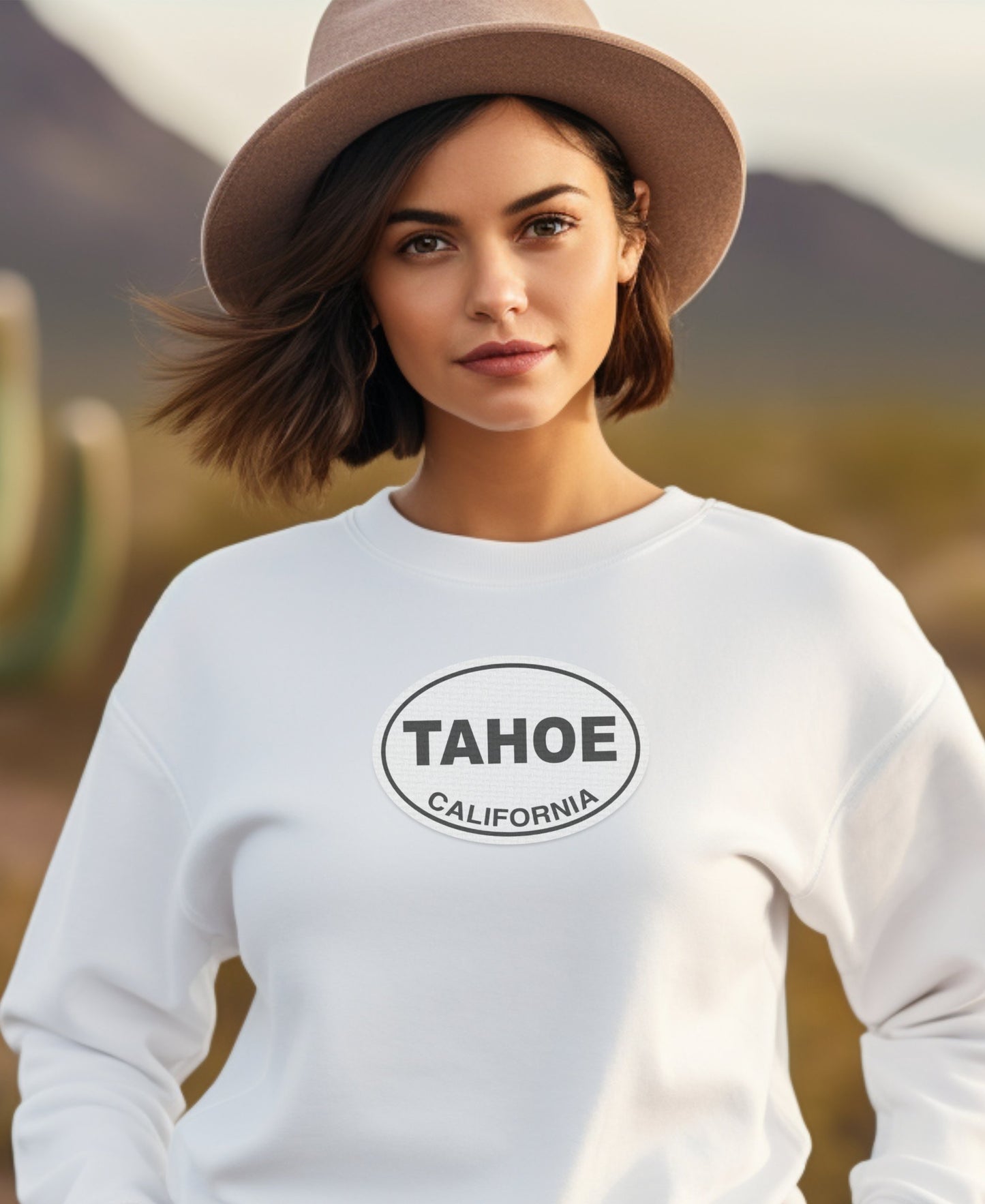Stylish Tahoe California Graphic Sweatshirt Product