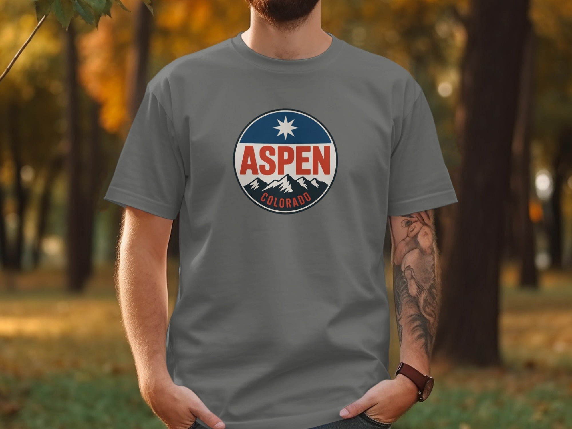 Aspen Colorado Mountains Graphic T-Shirts product