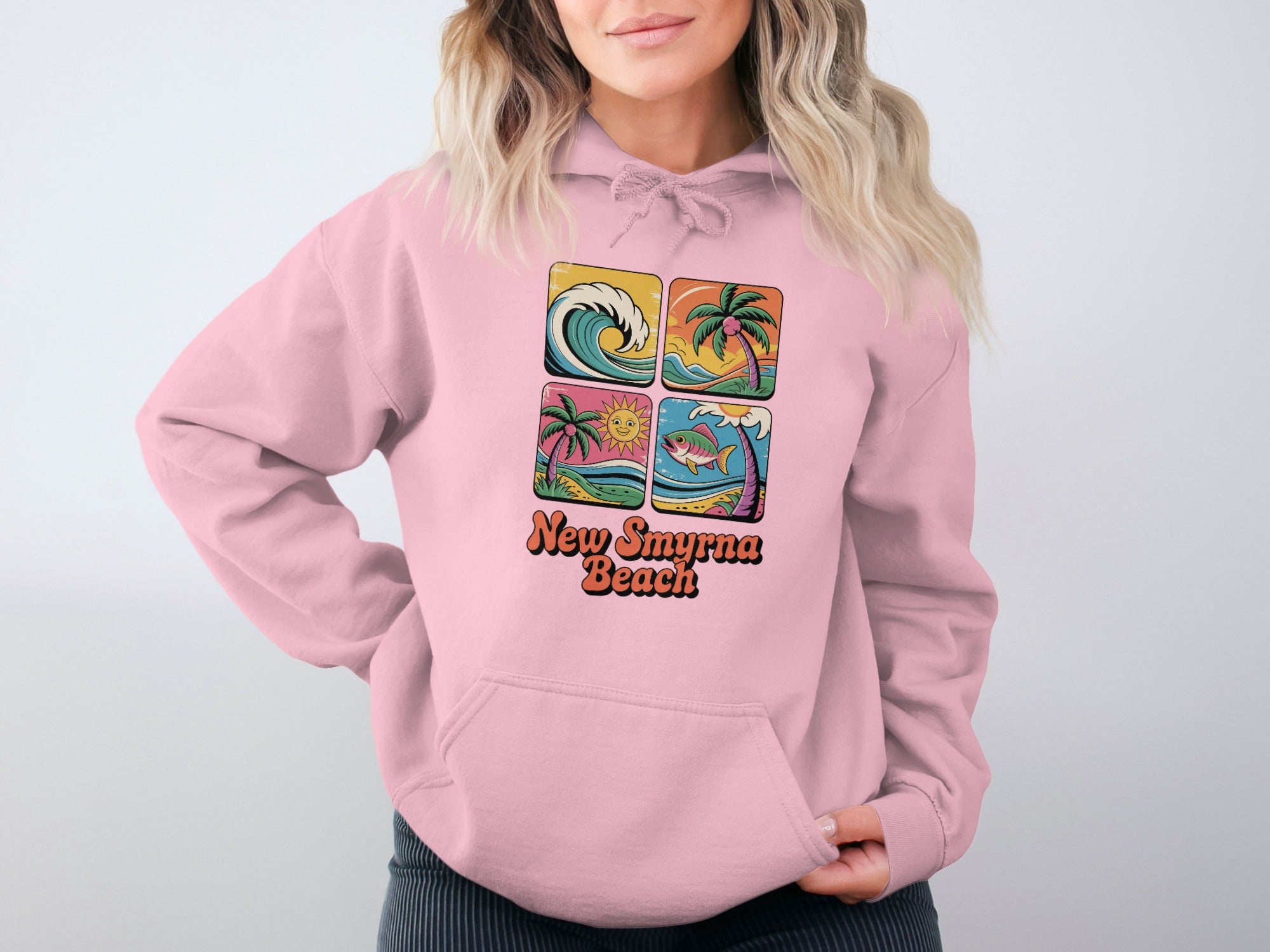 New Smyrna Beach Graphic Print Hoodie product
