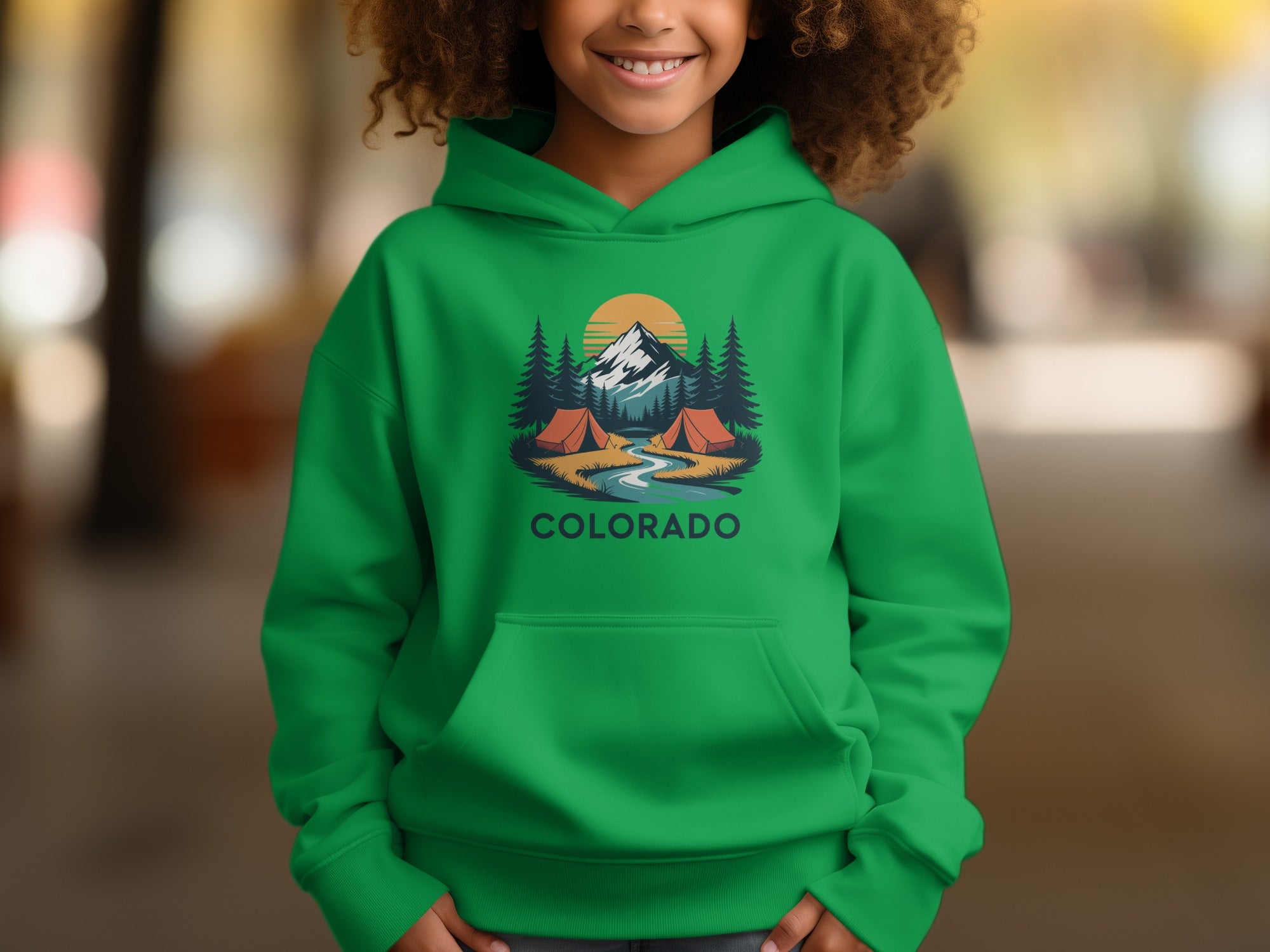 Colorado Nature Mountain Camping Hoodie product