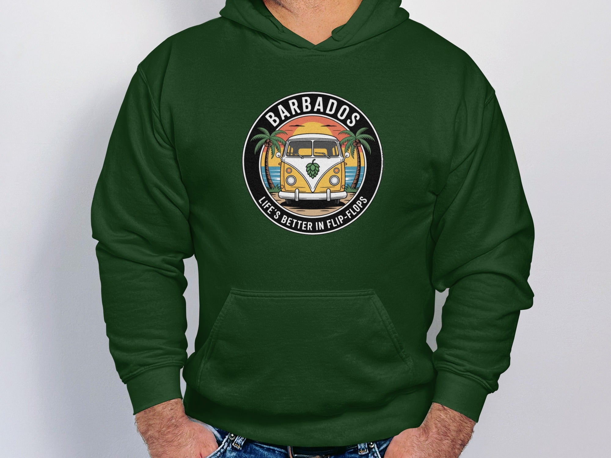 Barbados Life's Better in Flip Flops Hoodie product