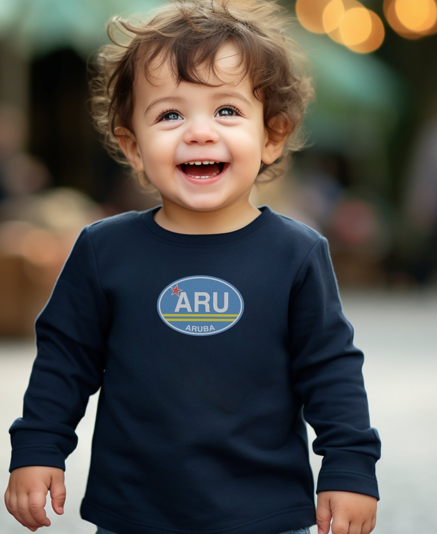 ARU Aruba Cute Toddler Long Sleeve Shirt product