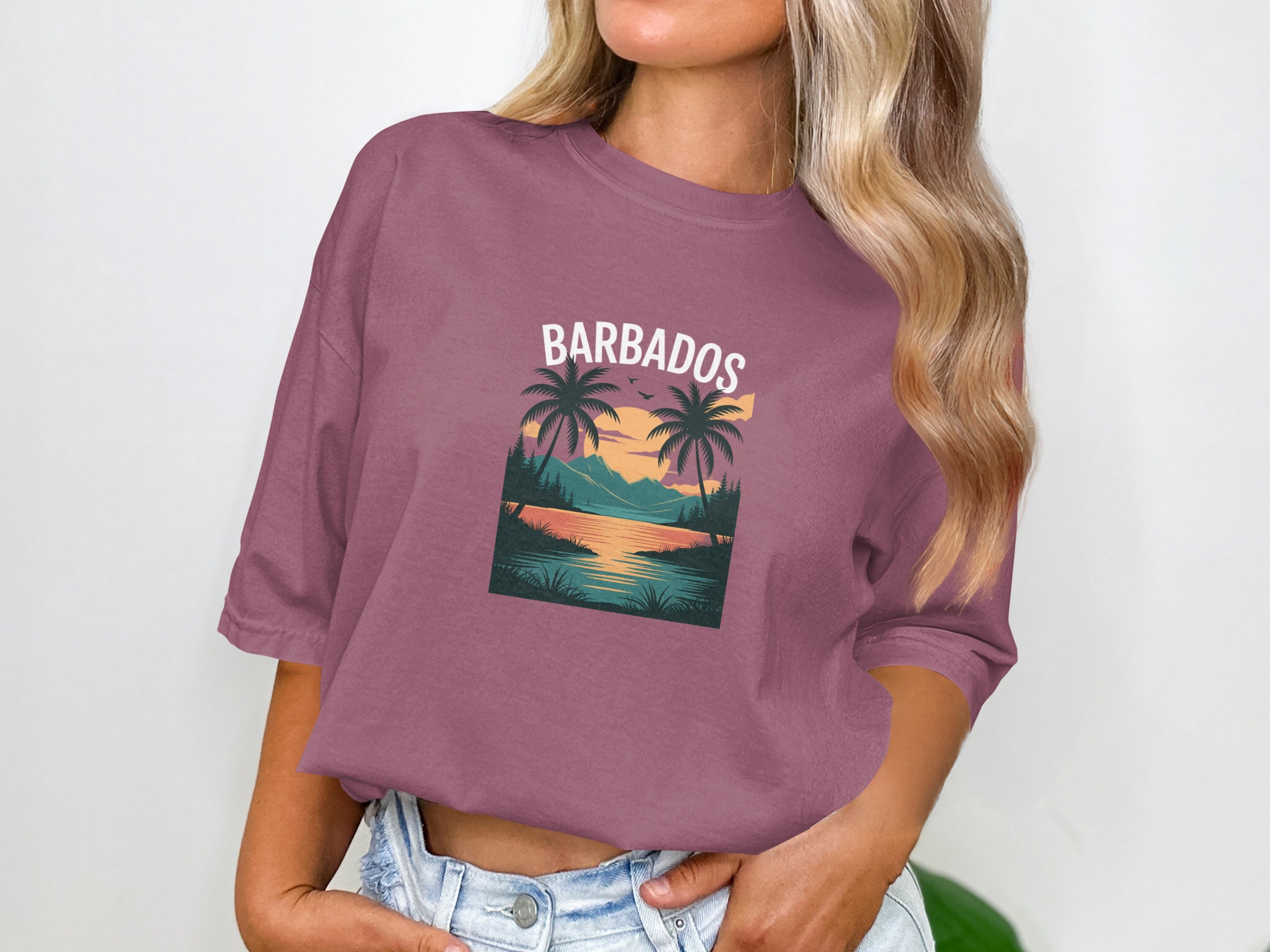 Barbados Scenic Island Sunset Graphic Tee product