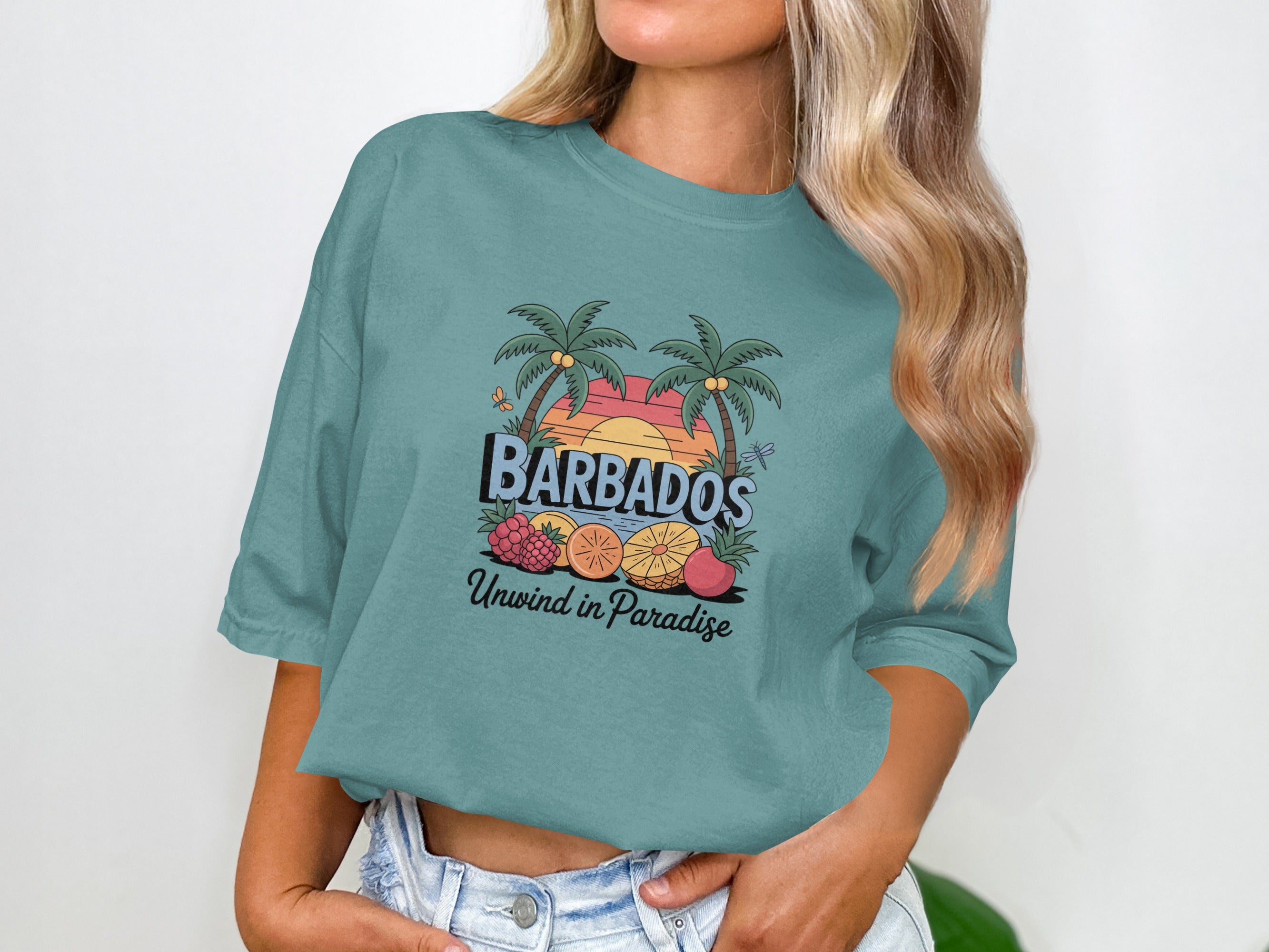 Barbados Unwind in Paradise Graphic T-Shirt product