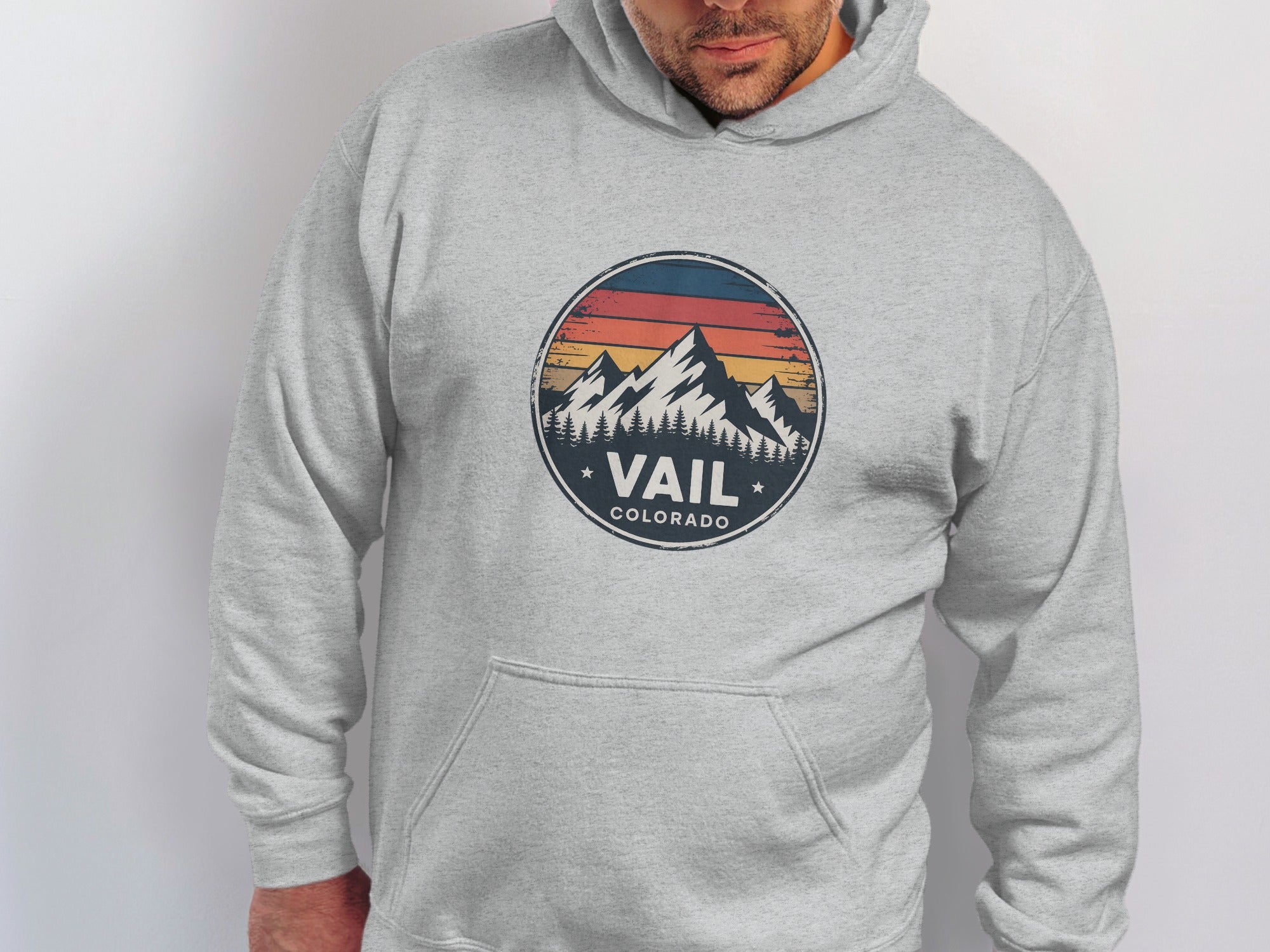 Vail Colorado Mountain Graphic Hoodie product