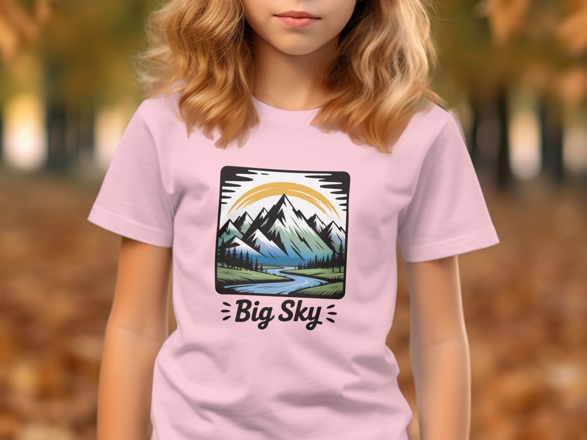 Scenic Mountain View Graphic Tee for Nature Lovers