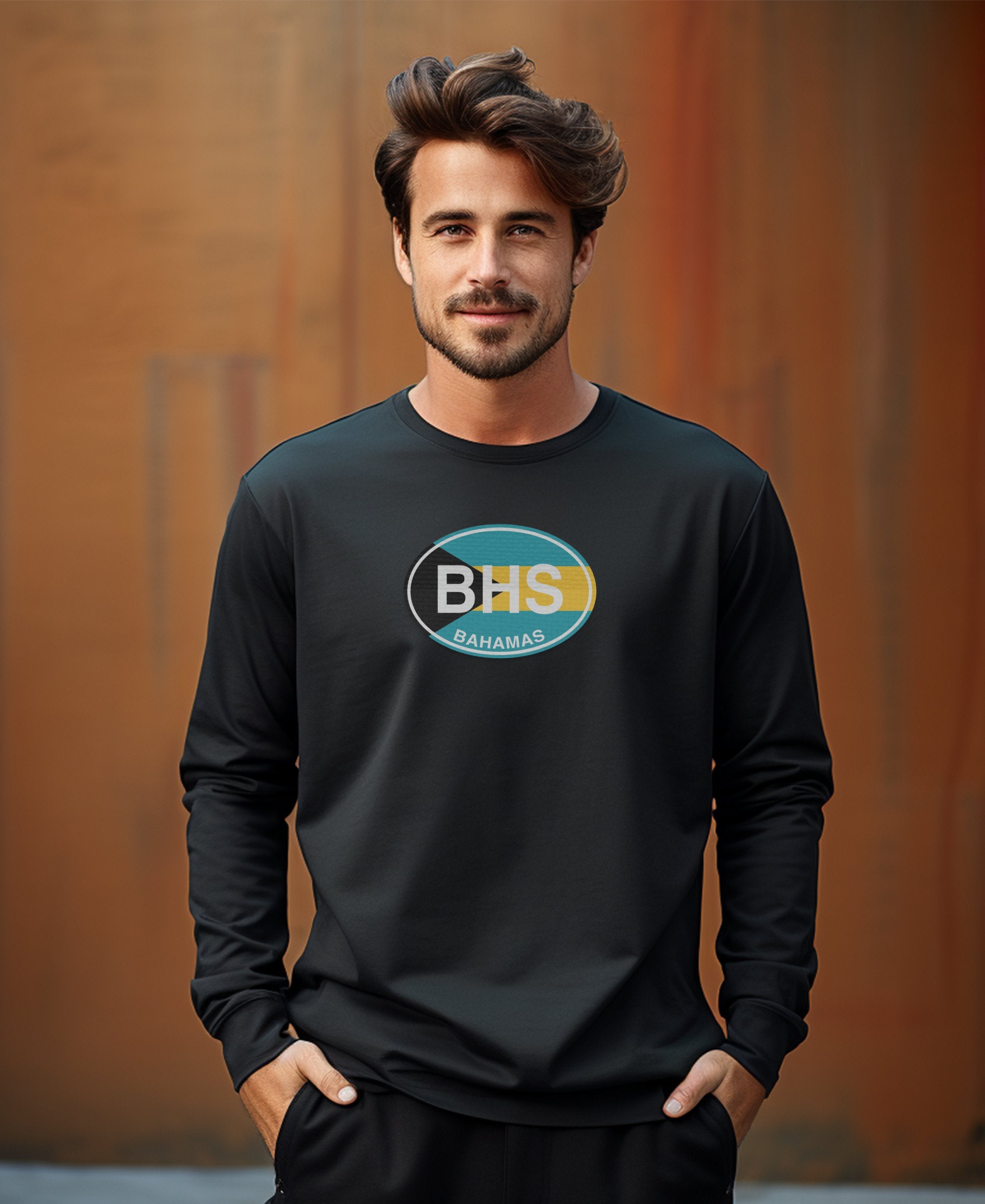Bahamas Junkanoo Festival and Island Vibes Mens Long Sleeve T Shirt