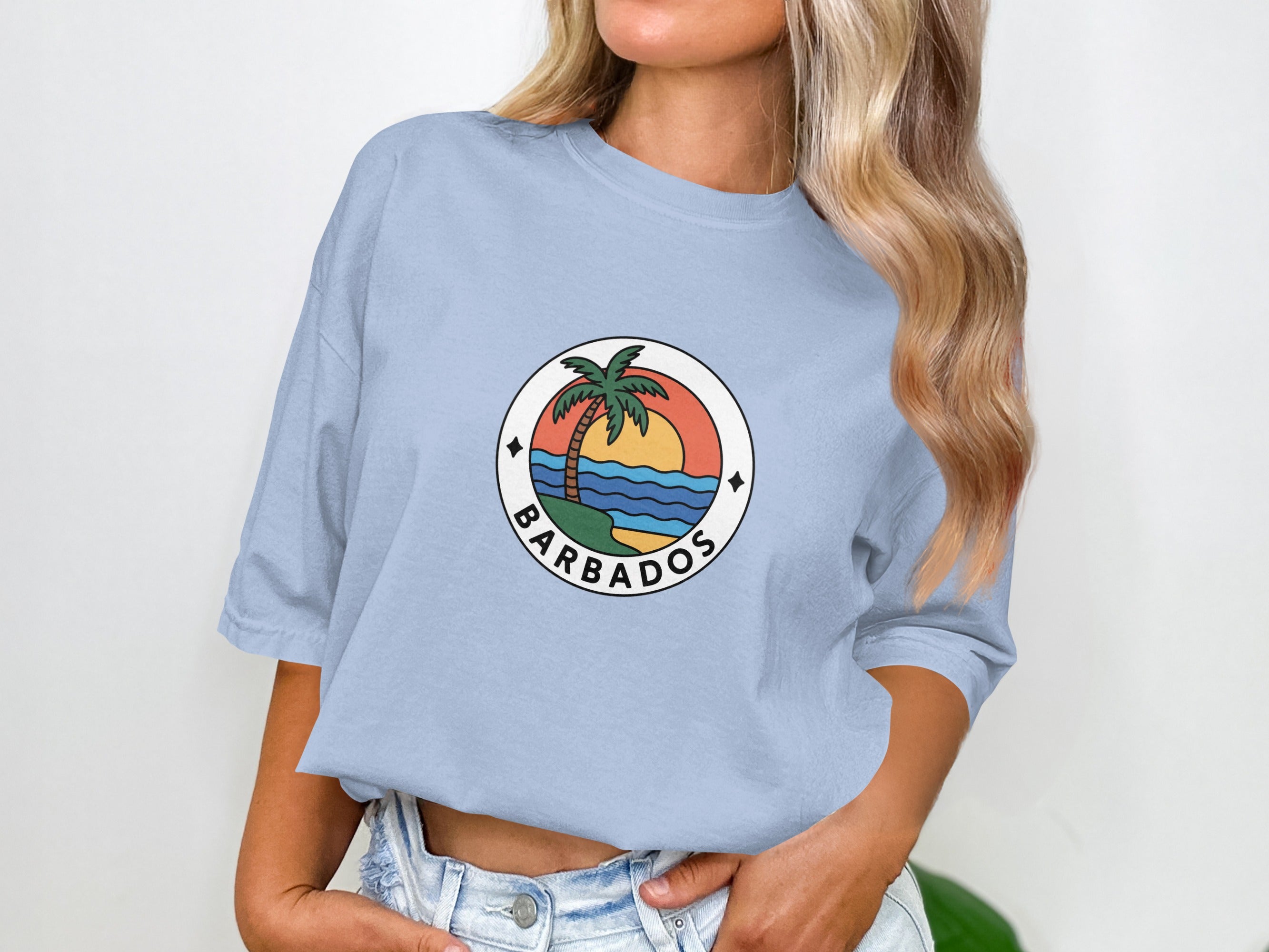 Barbados Tropical Beach Graphic T-Shirt product type