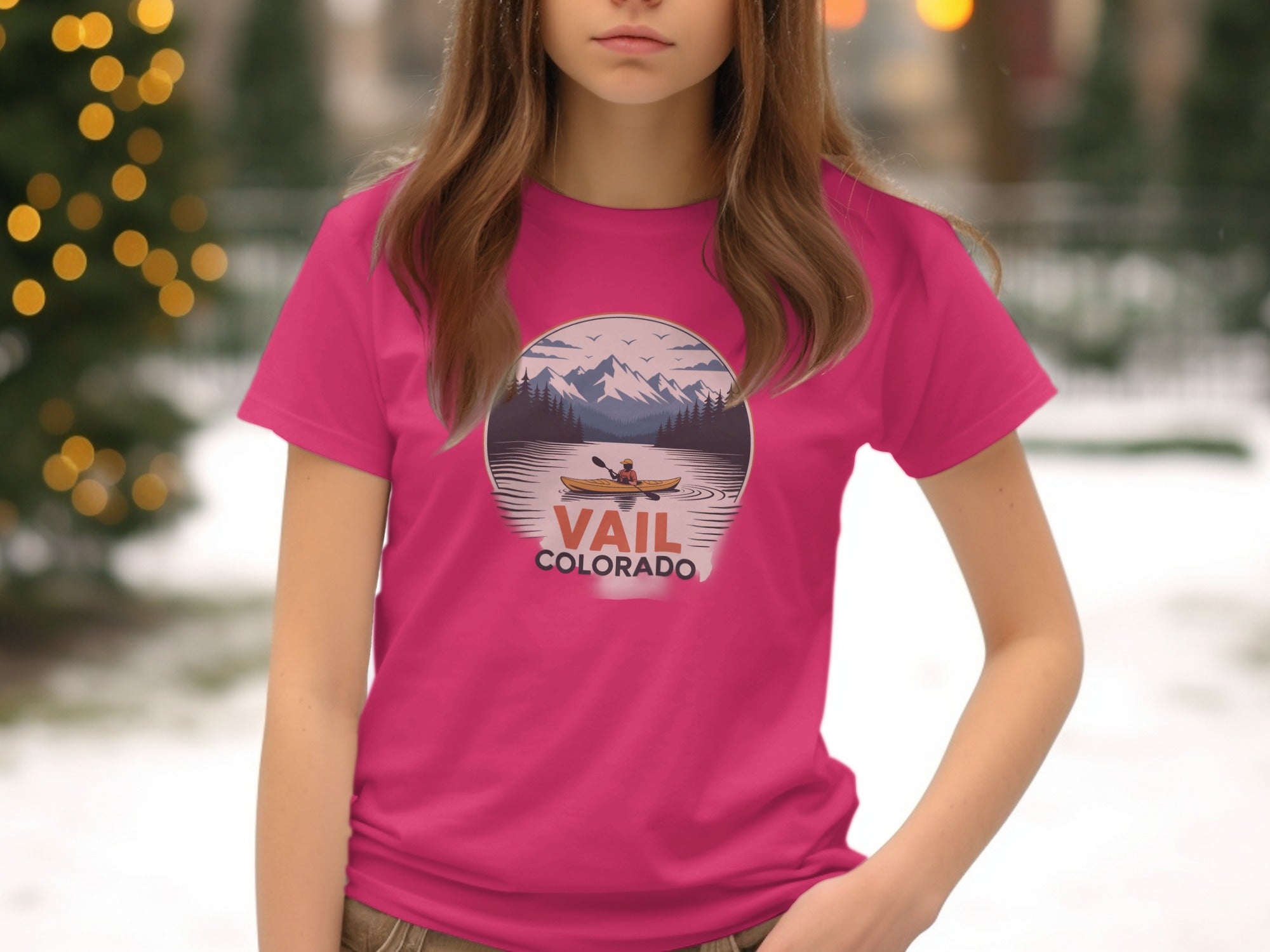 Vail Colorado Scenic Mountains Graphic T-Shirt product