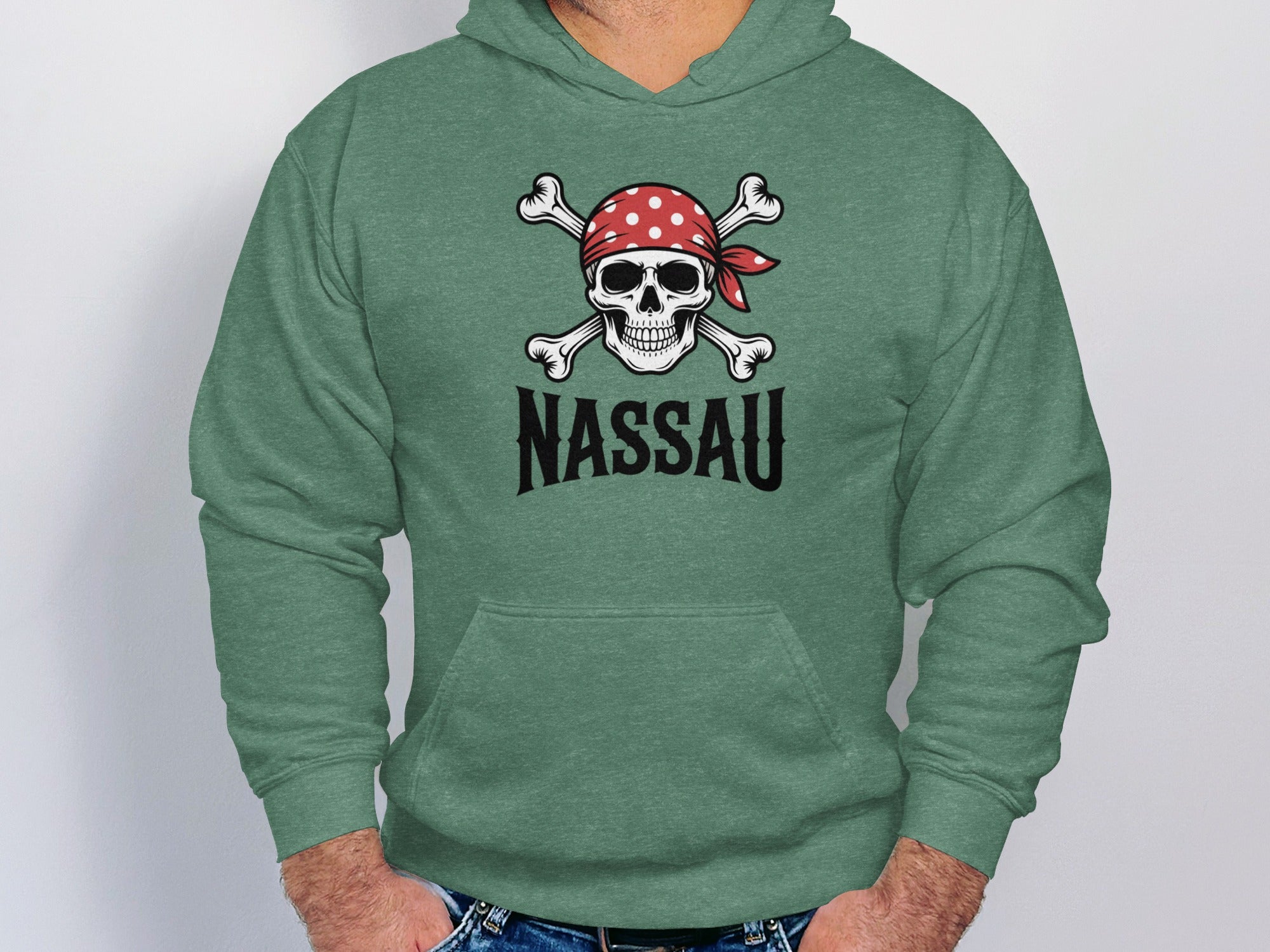 Nassau Skull Pirate Hoodie Sweatshirt Graphic product