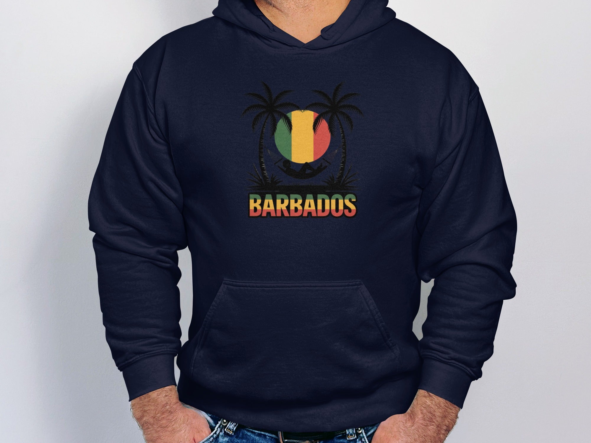 Barbados Tropical Vibe Casual Hoodie product