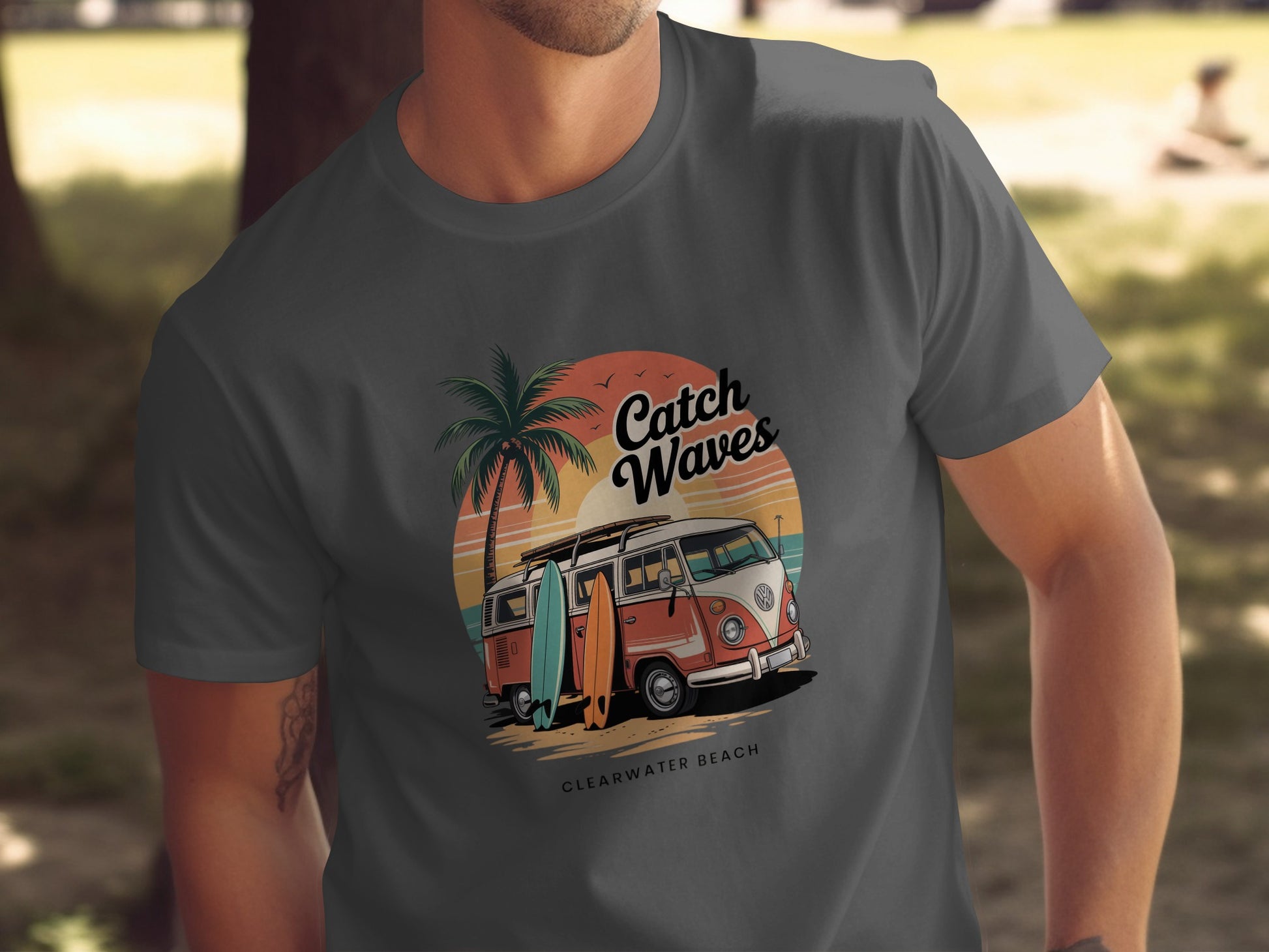 Catch Waves Clearwater Beach T-shirt product type