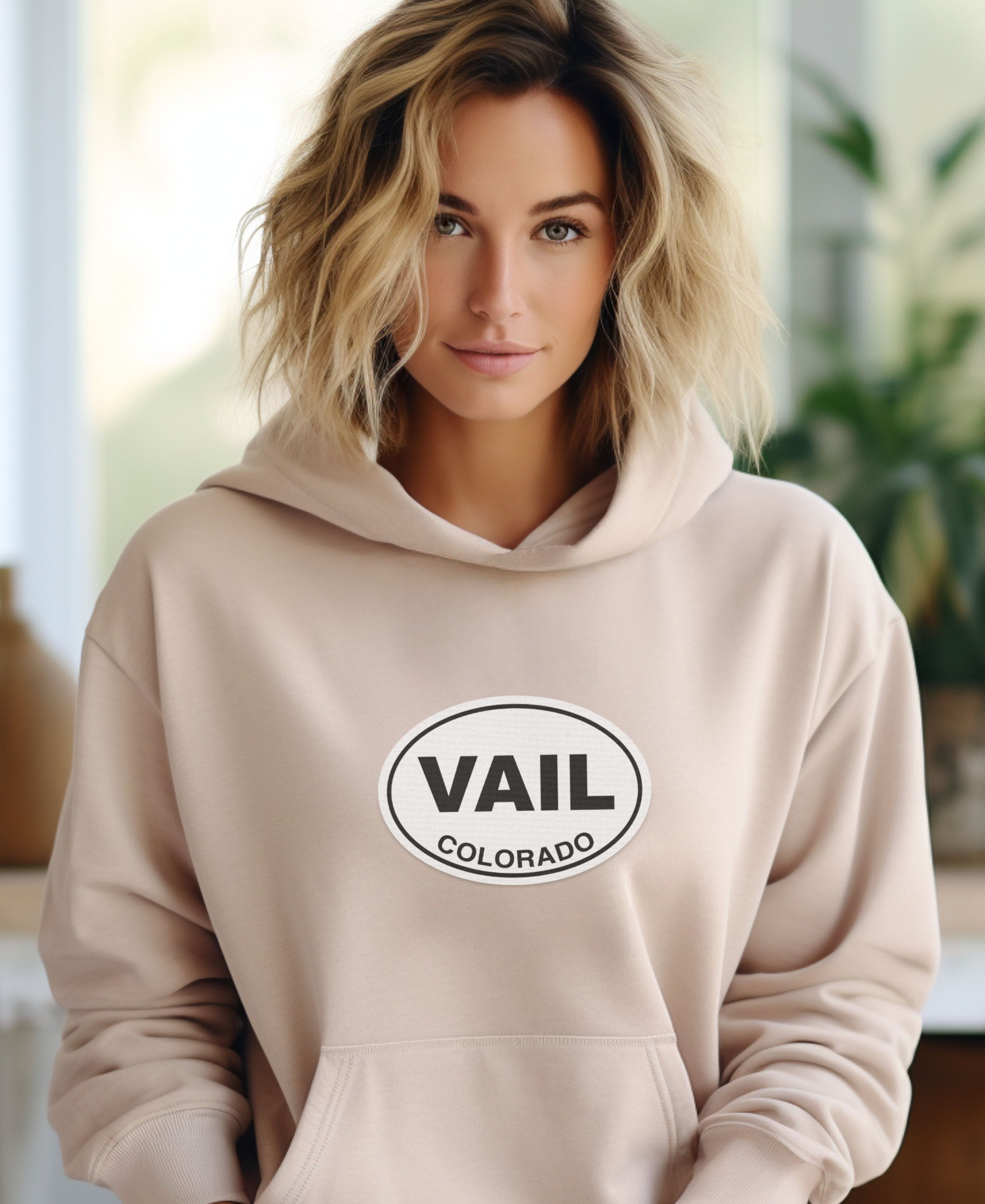 Vail Mountain Air & Winter Style Womens Hoodie